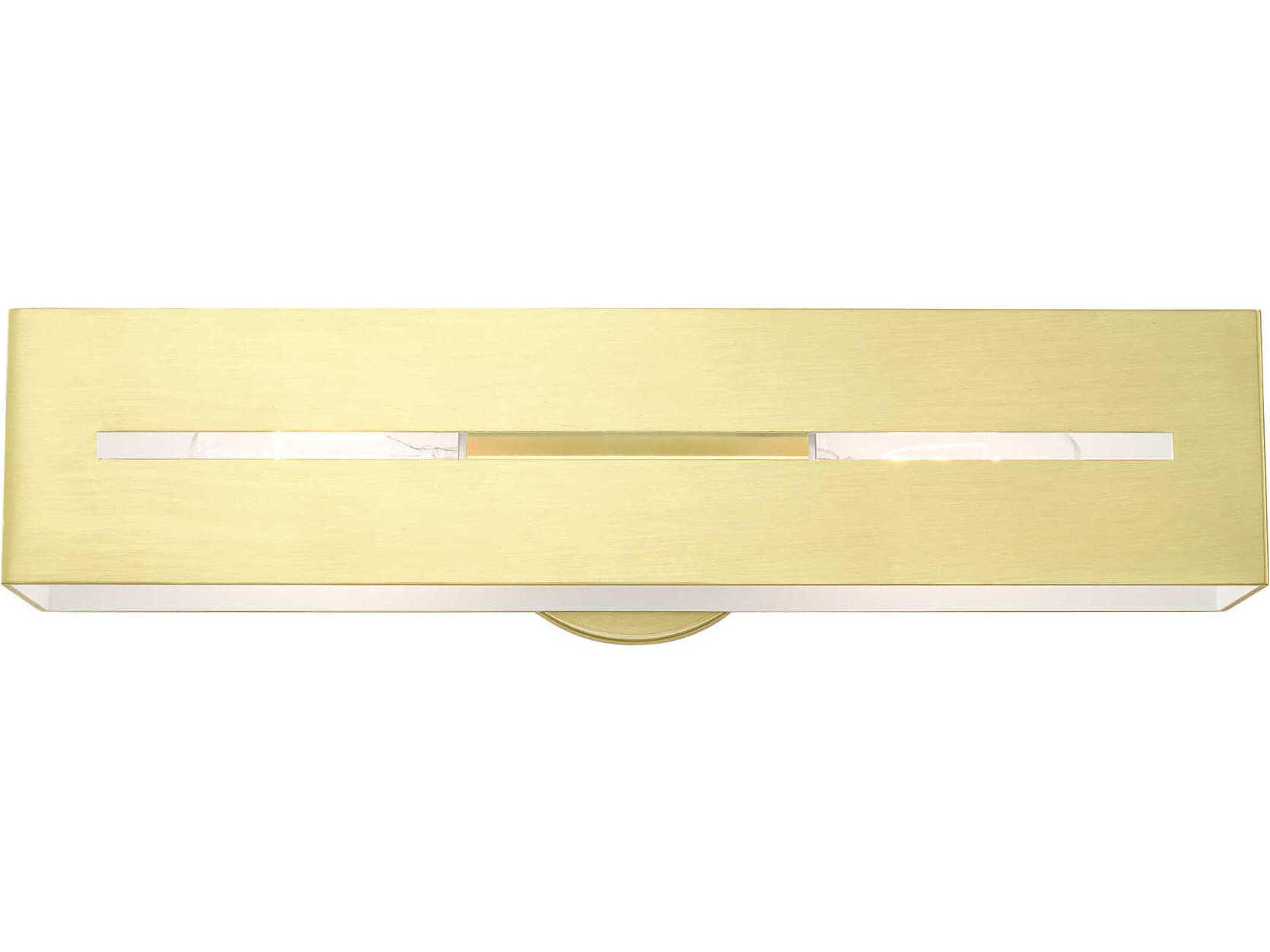 Soma 2-Light Satin Brass Vanity Light