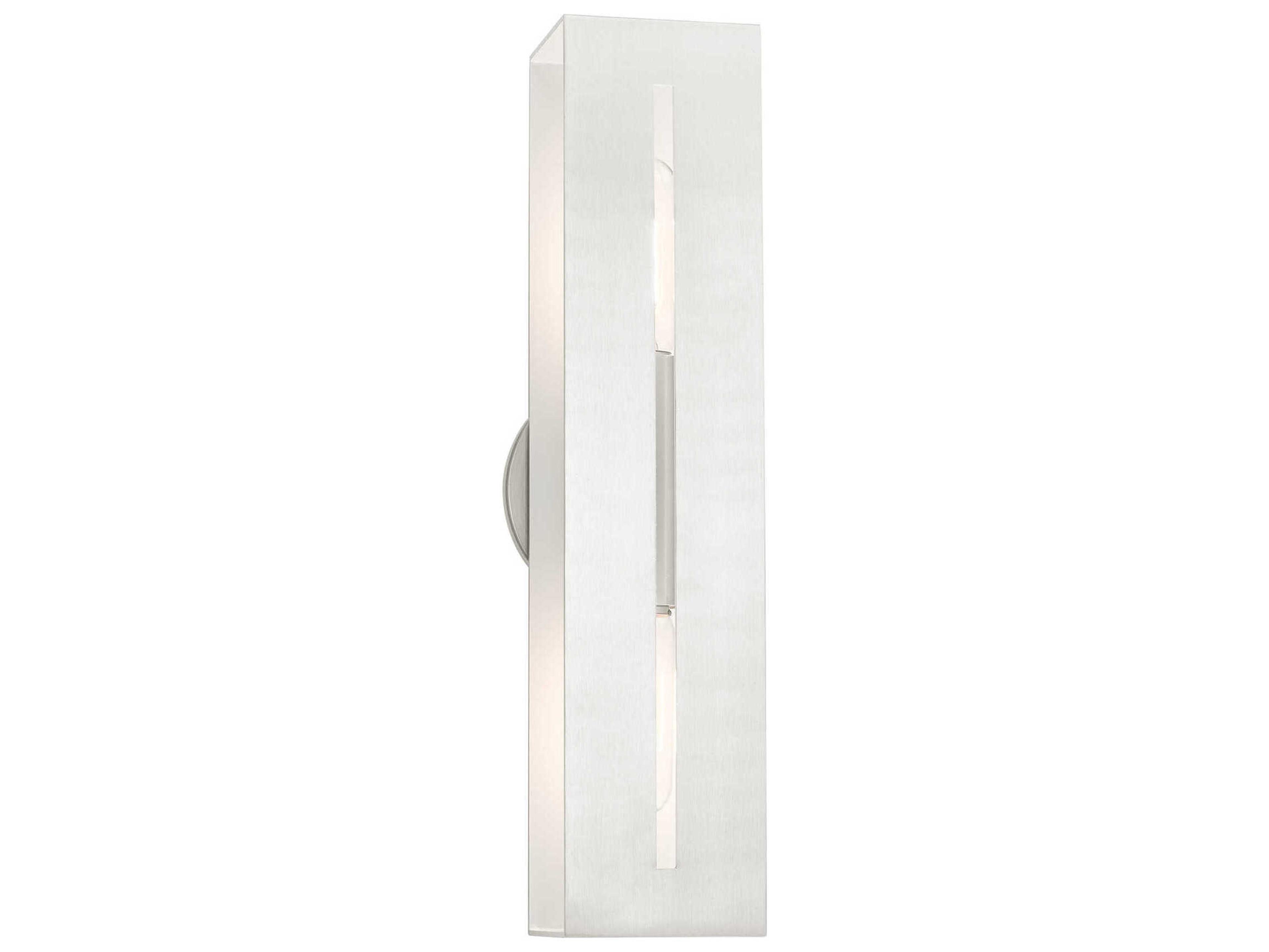 Livex Lighting Soma 2-Light Brushed Nickel Vanity Light