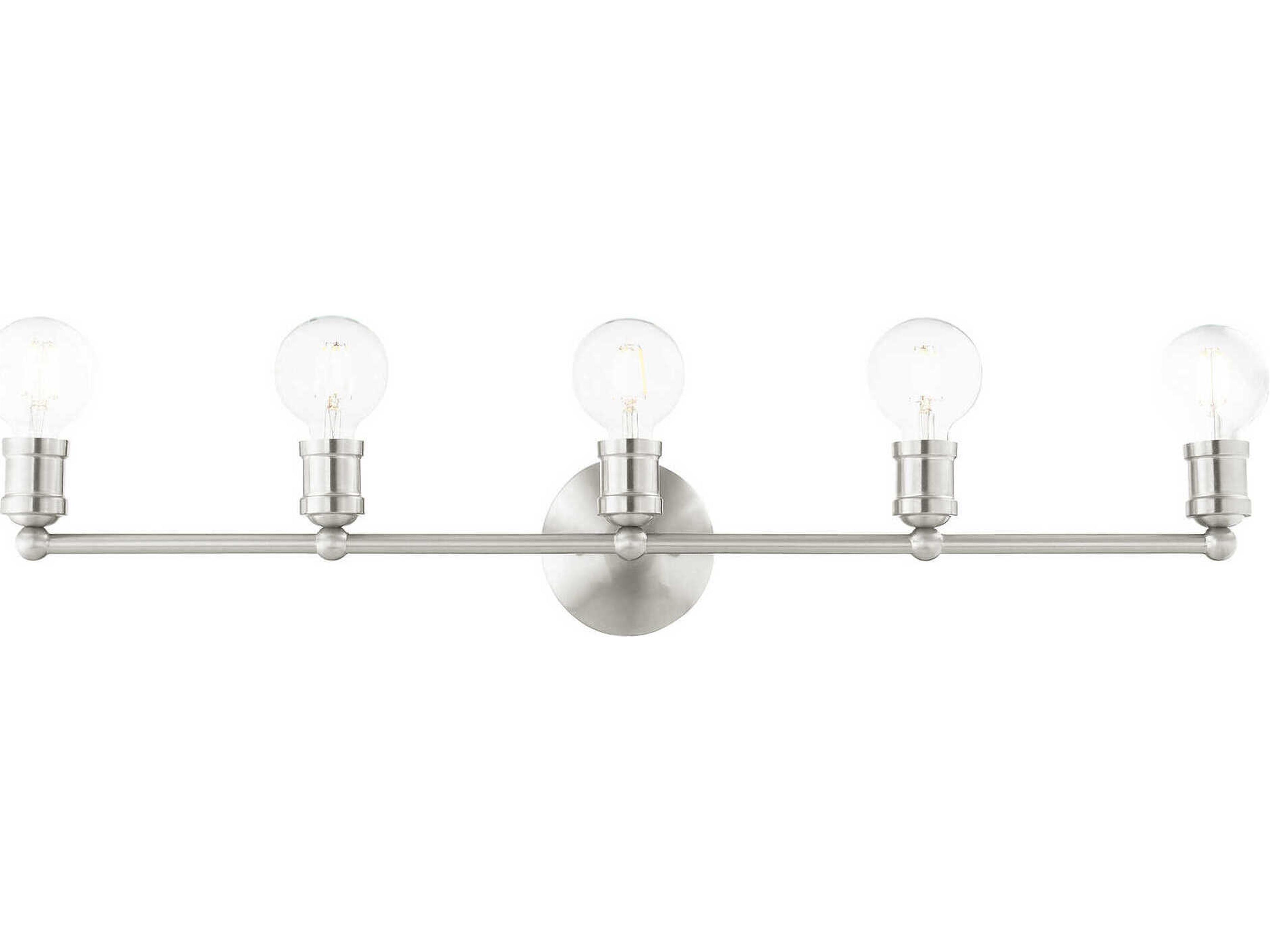 Lansdale 5-Light Brushed Nickel Vanity Light