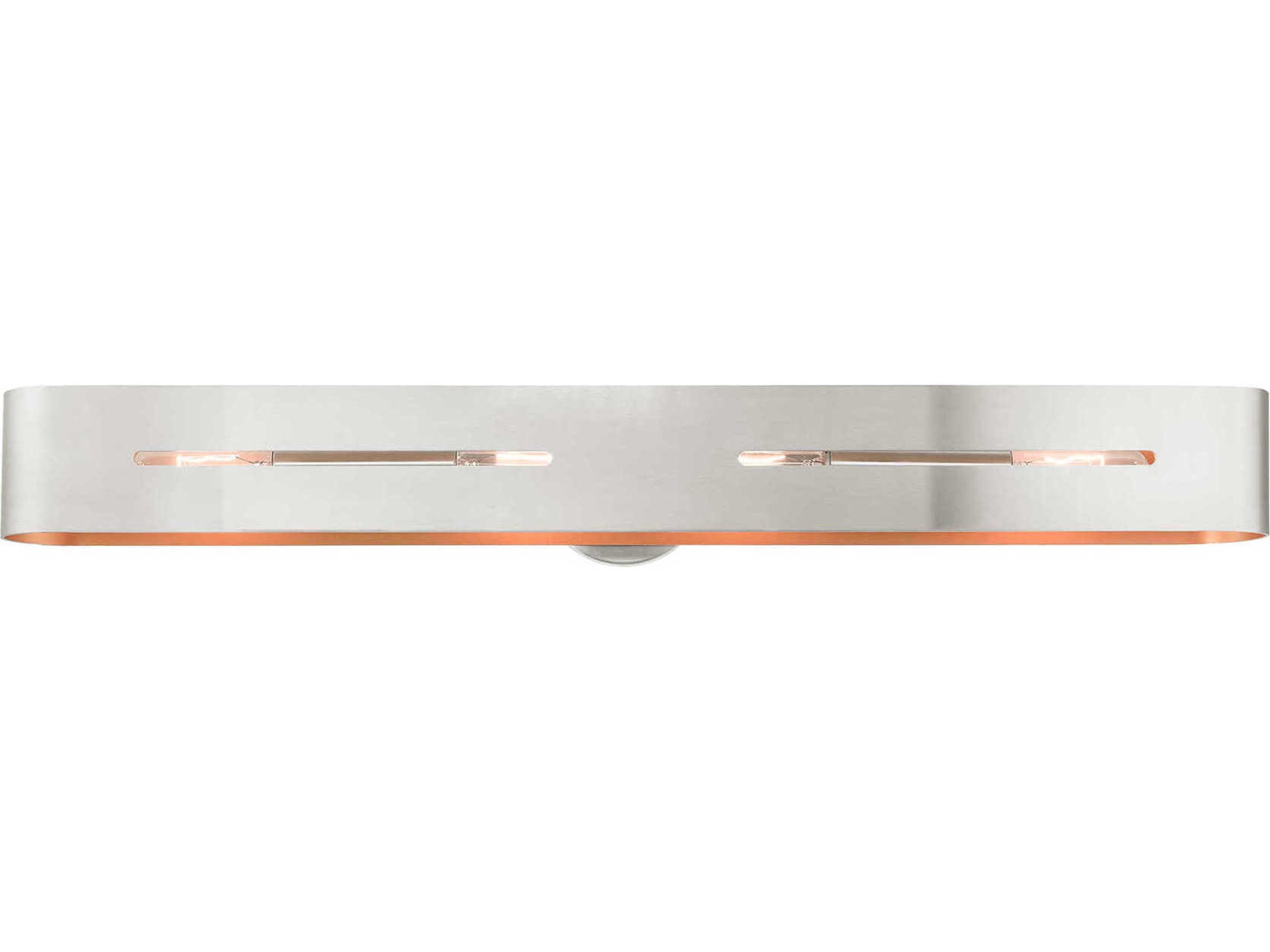 Ravena 4-Light Brushed Nickel Vanity Light