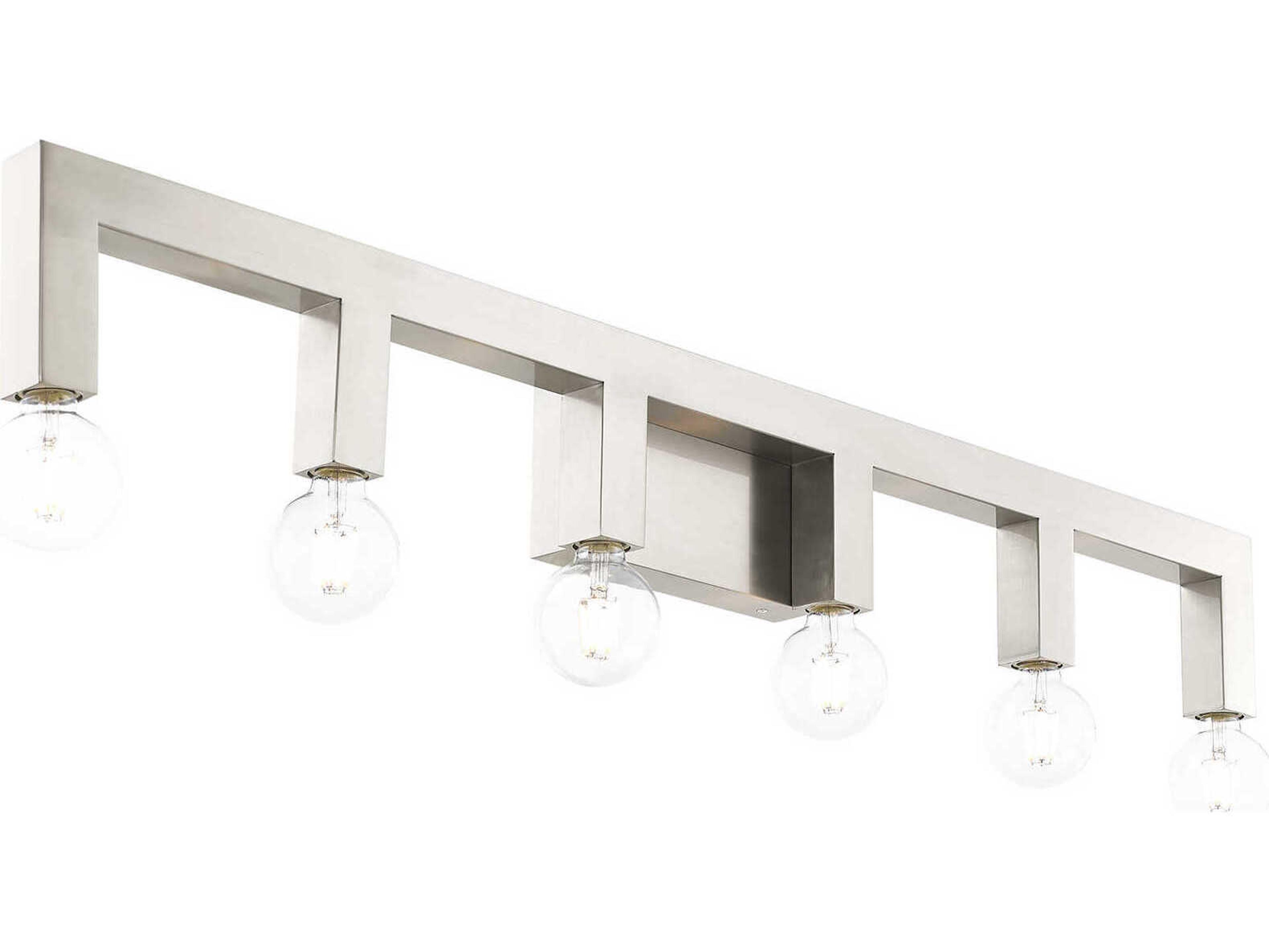 Livex Lighting Solna 6-Light Brushed Nickel Vanity Light