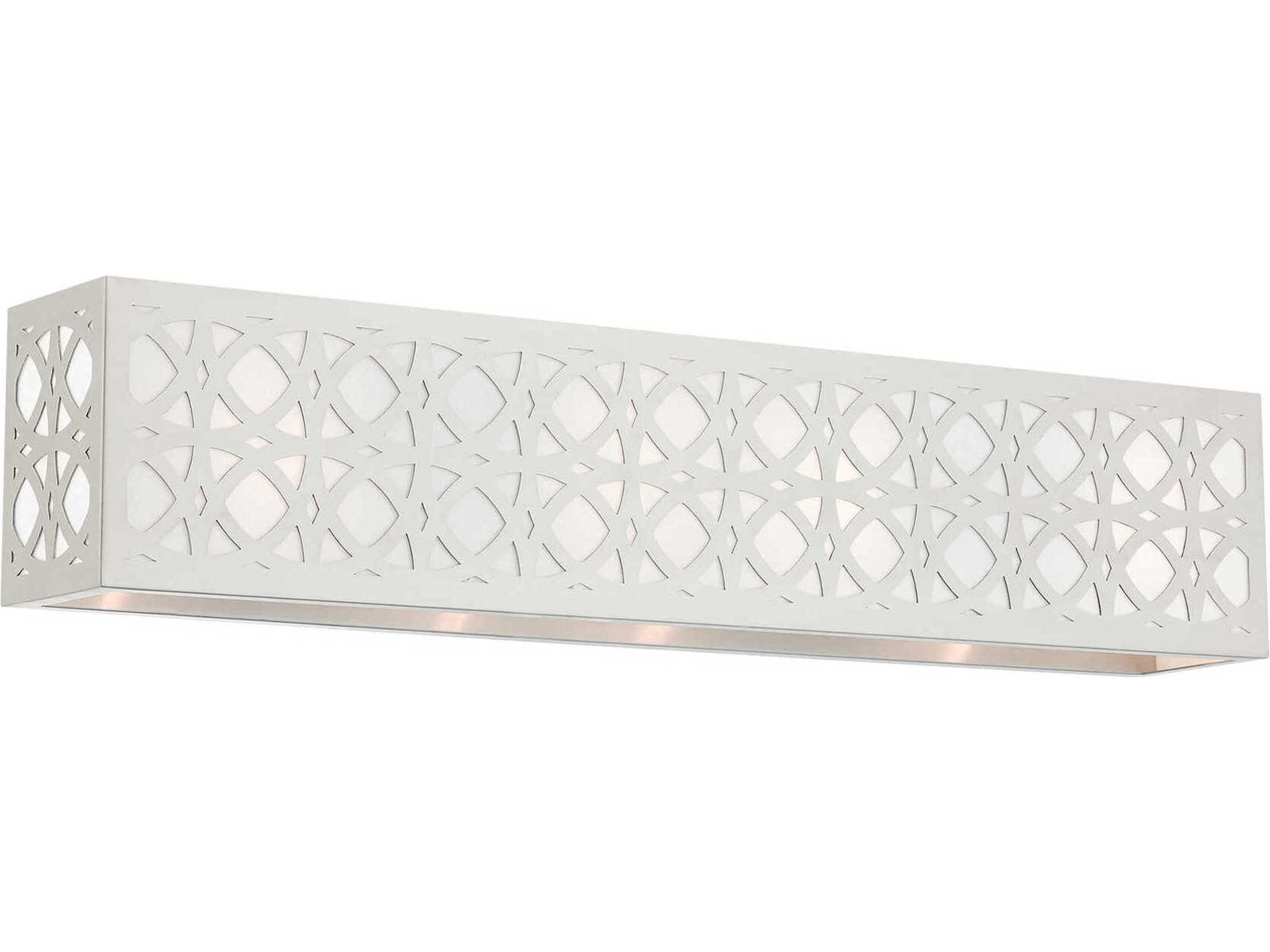 Calinda 4-Light Brushed Nickel Vanity Light