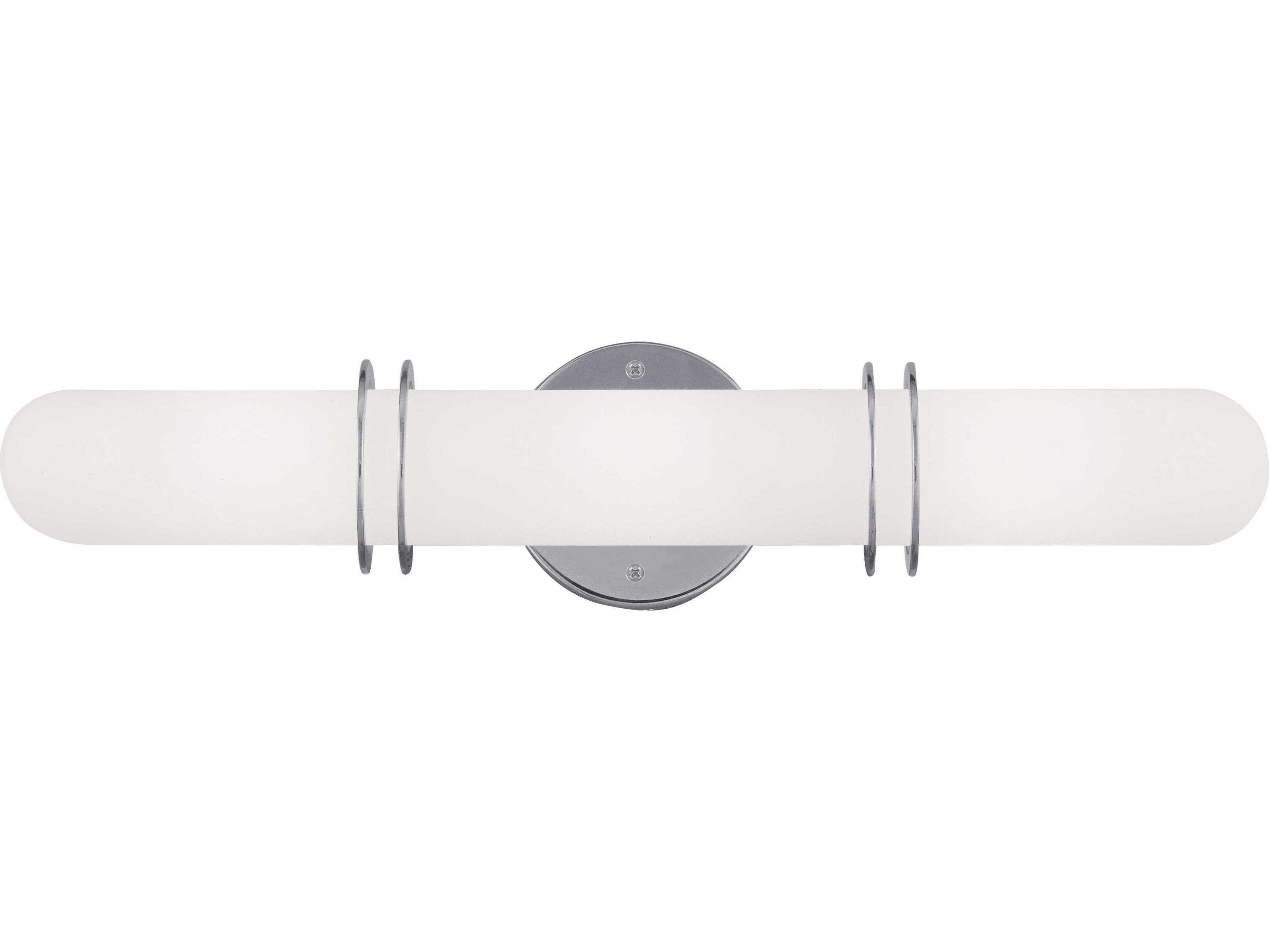 Pelham 3-Light Polished Chrome Glass Vanity Light