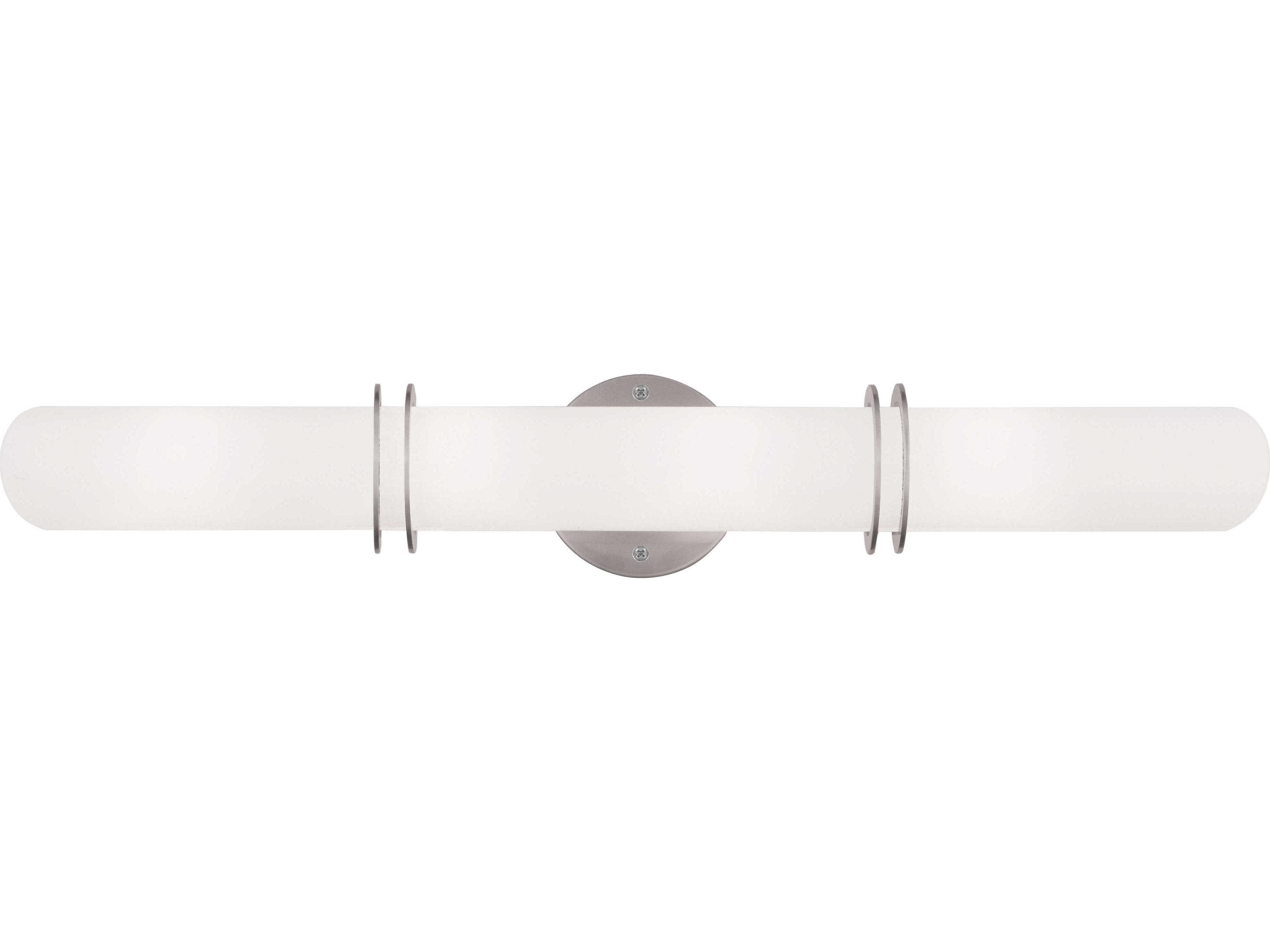 Pelham 4-Light Brushed Nickel Glass Vanity Light