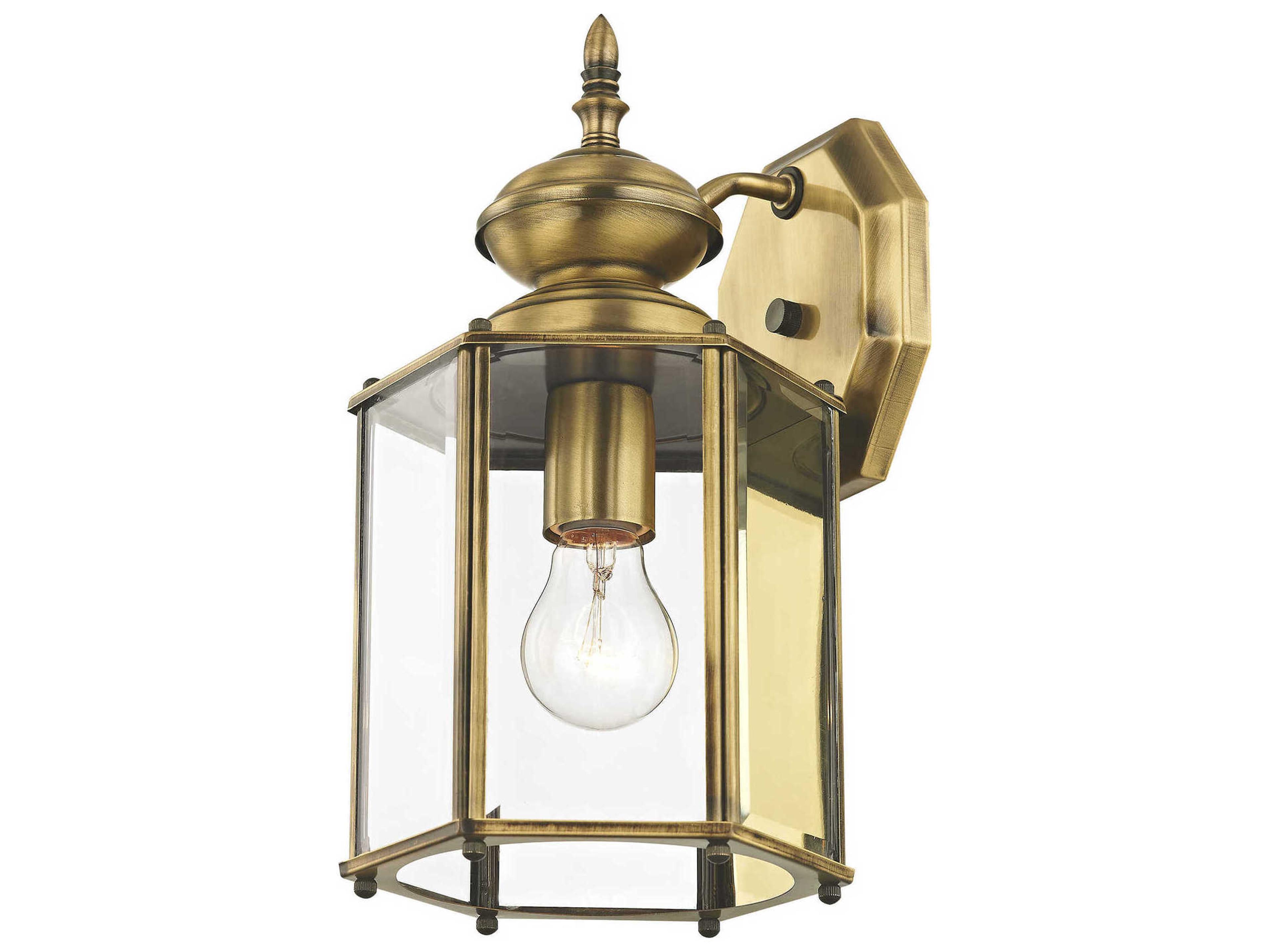 Livex Lighting Outdoor Basics 1 - Light Wall Light