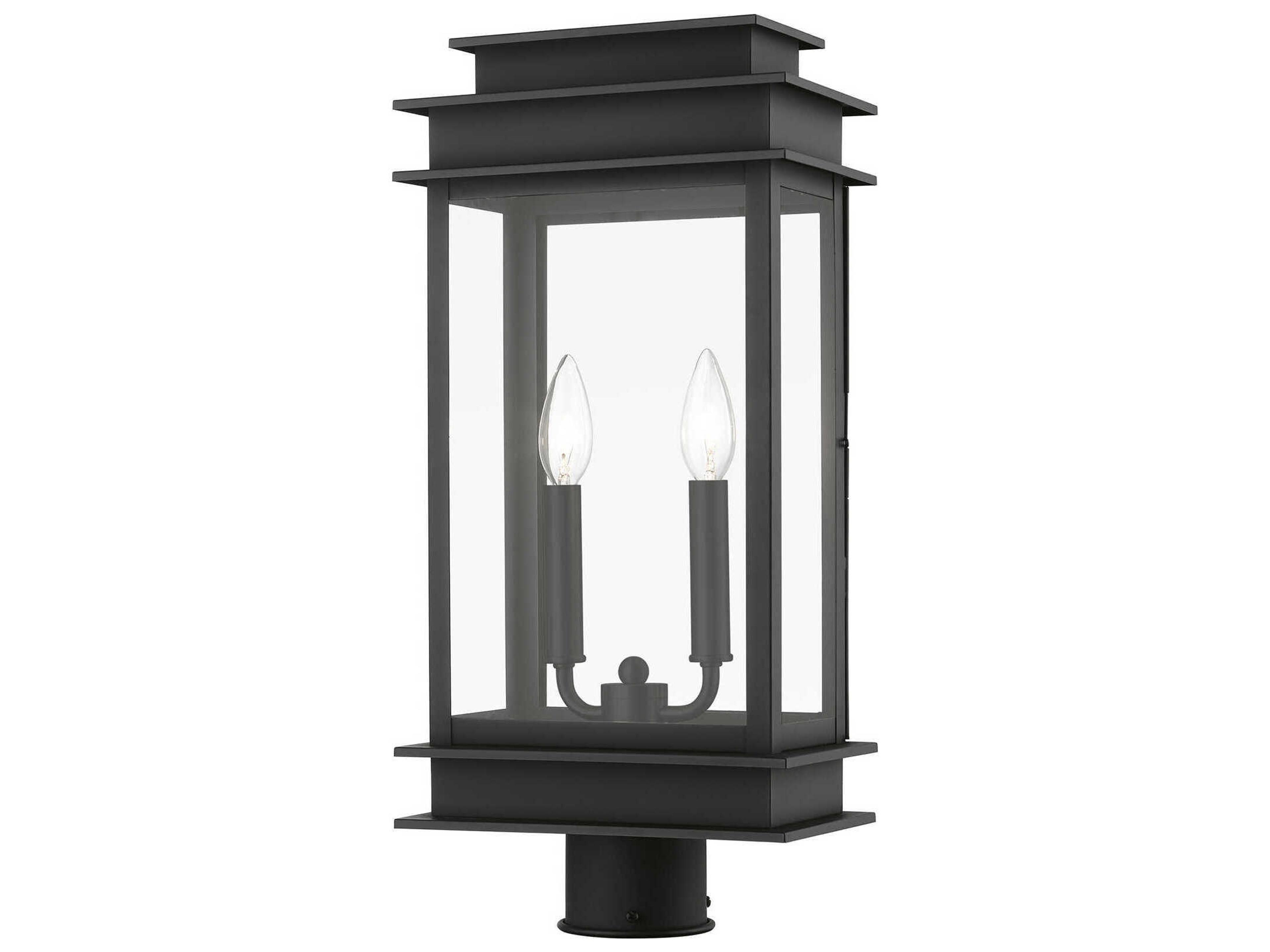 Princeton Stainless Steel Reflector 2 - Light Outdoor Post Light