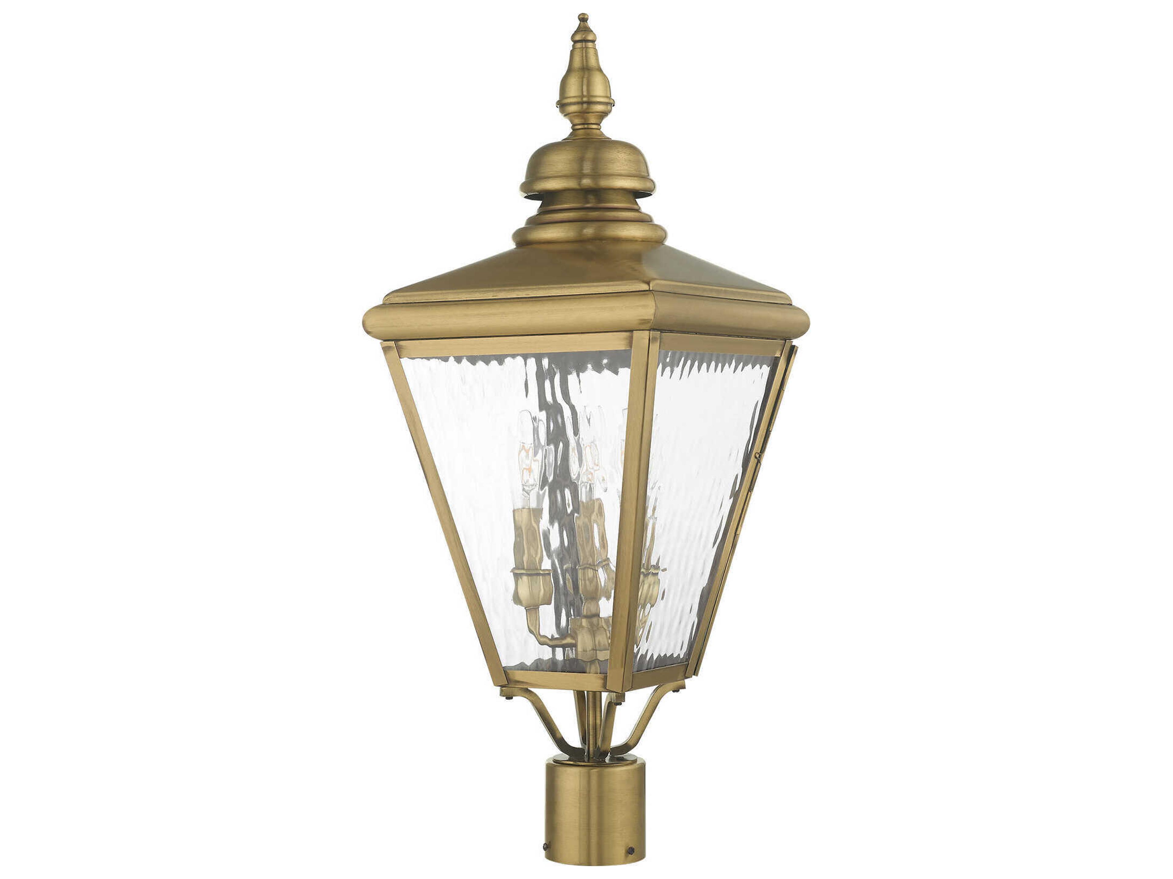 Livex Lighting Cambridge 3 - Light Outdoor Post Light