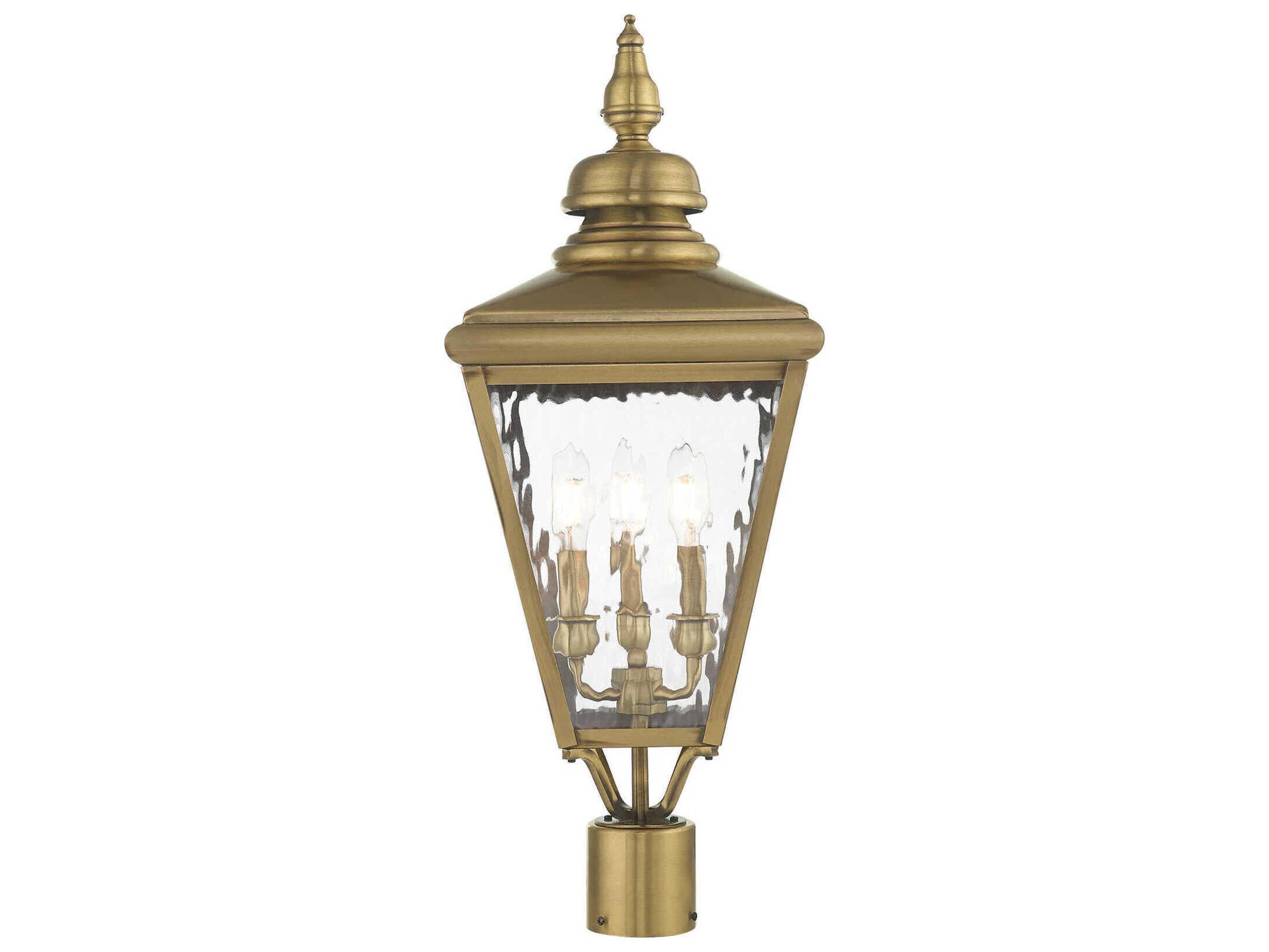 Livex Lighting Cambridge 3 - Light Outdoor Post Light