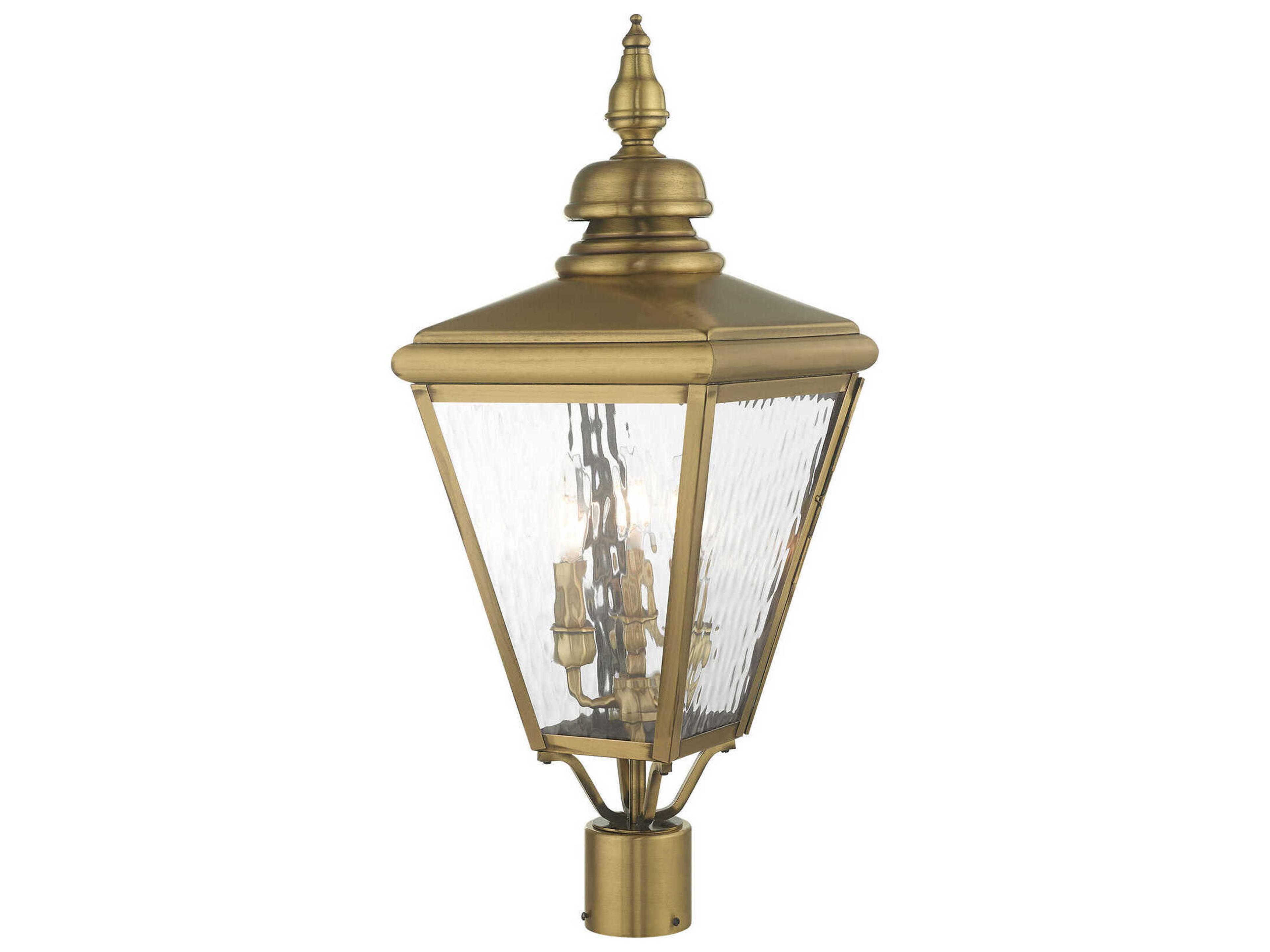 Livex Lighting Cambridge 3 - Light Outdoor Post Light