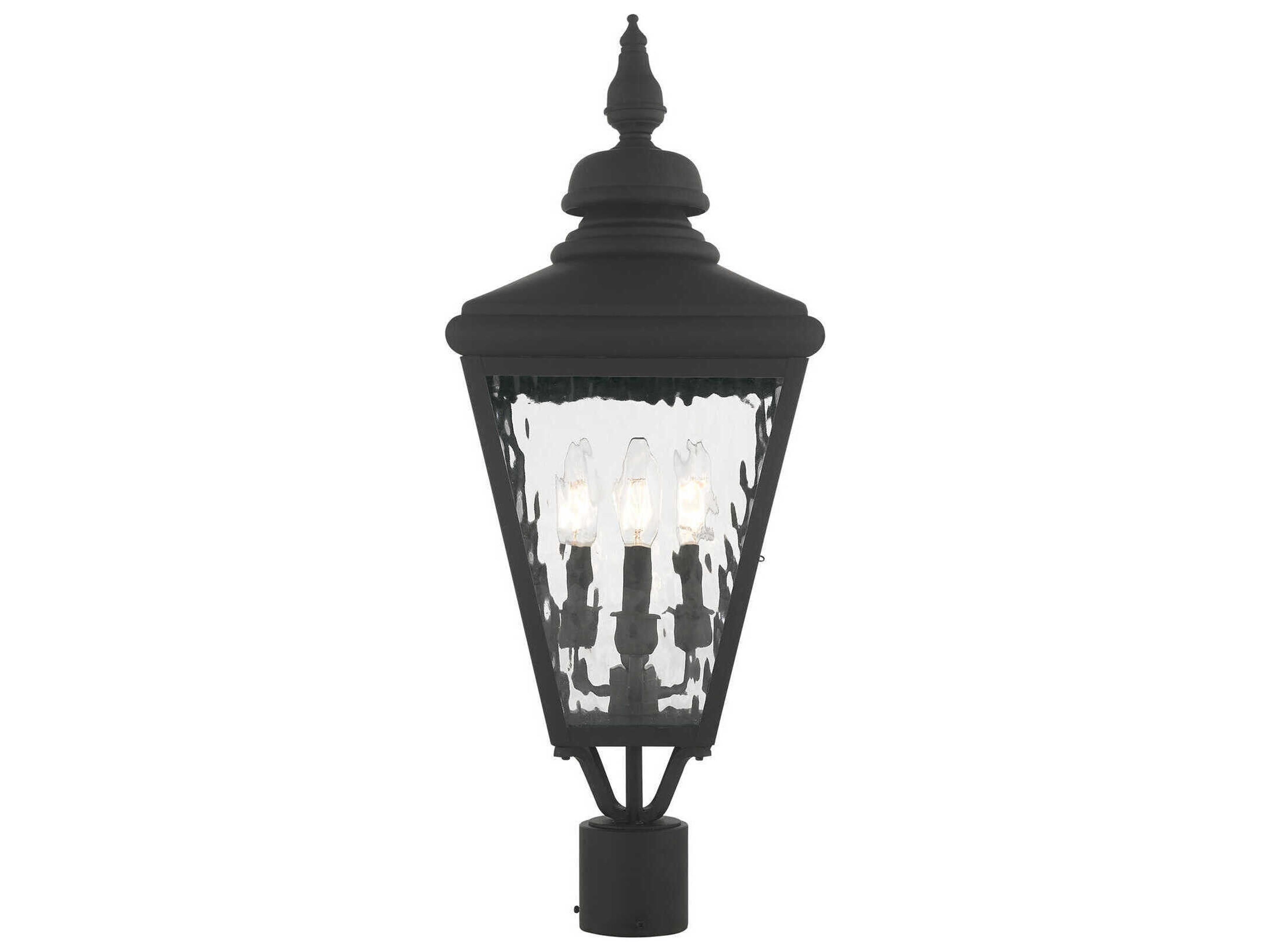Livex Lighting Cambridge 3 - Light Outdoor Post Light