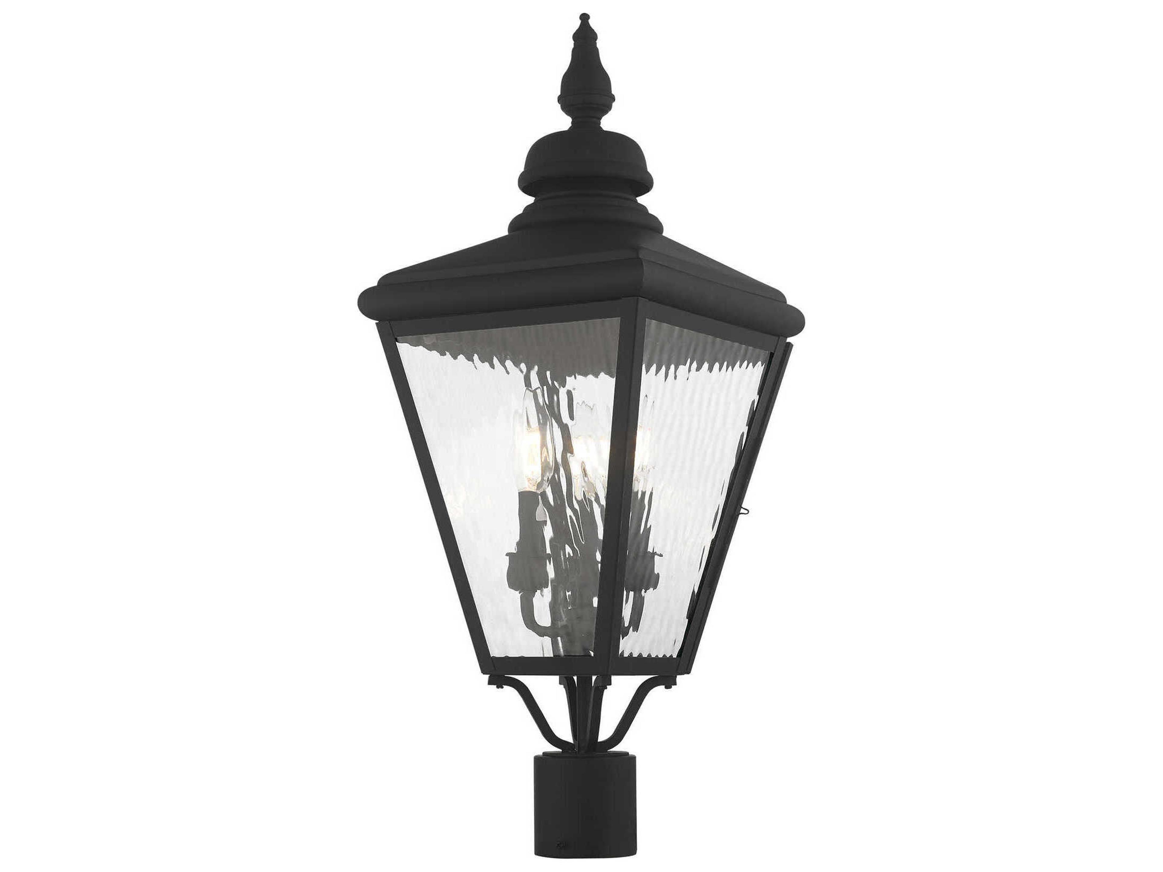 Livex Lighting Cambridge 3 - Light Outdoor Post Light
