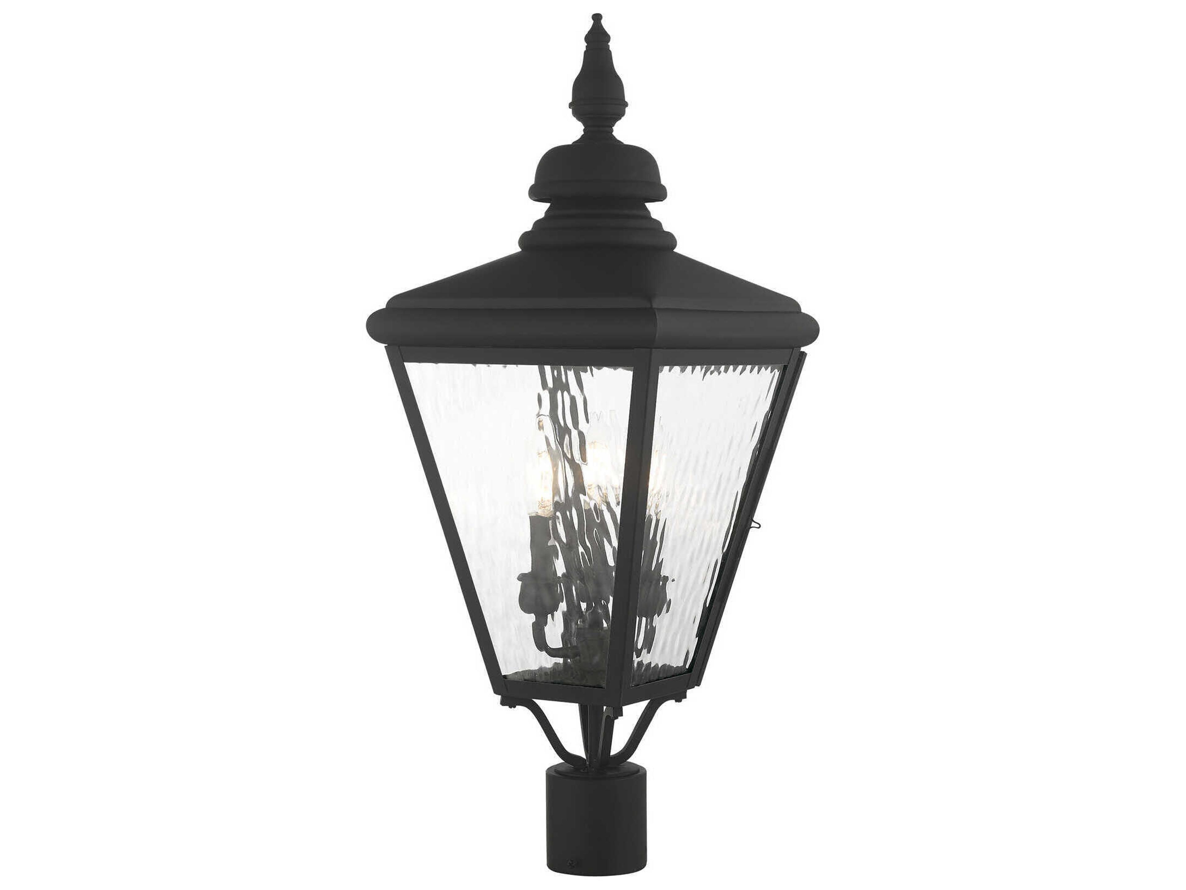 Livex Lighting Cambridge 3 - Light Outdoor Post Light