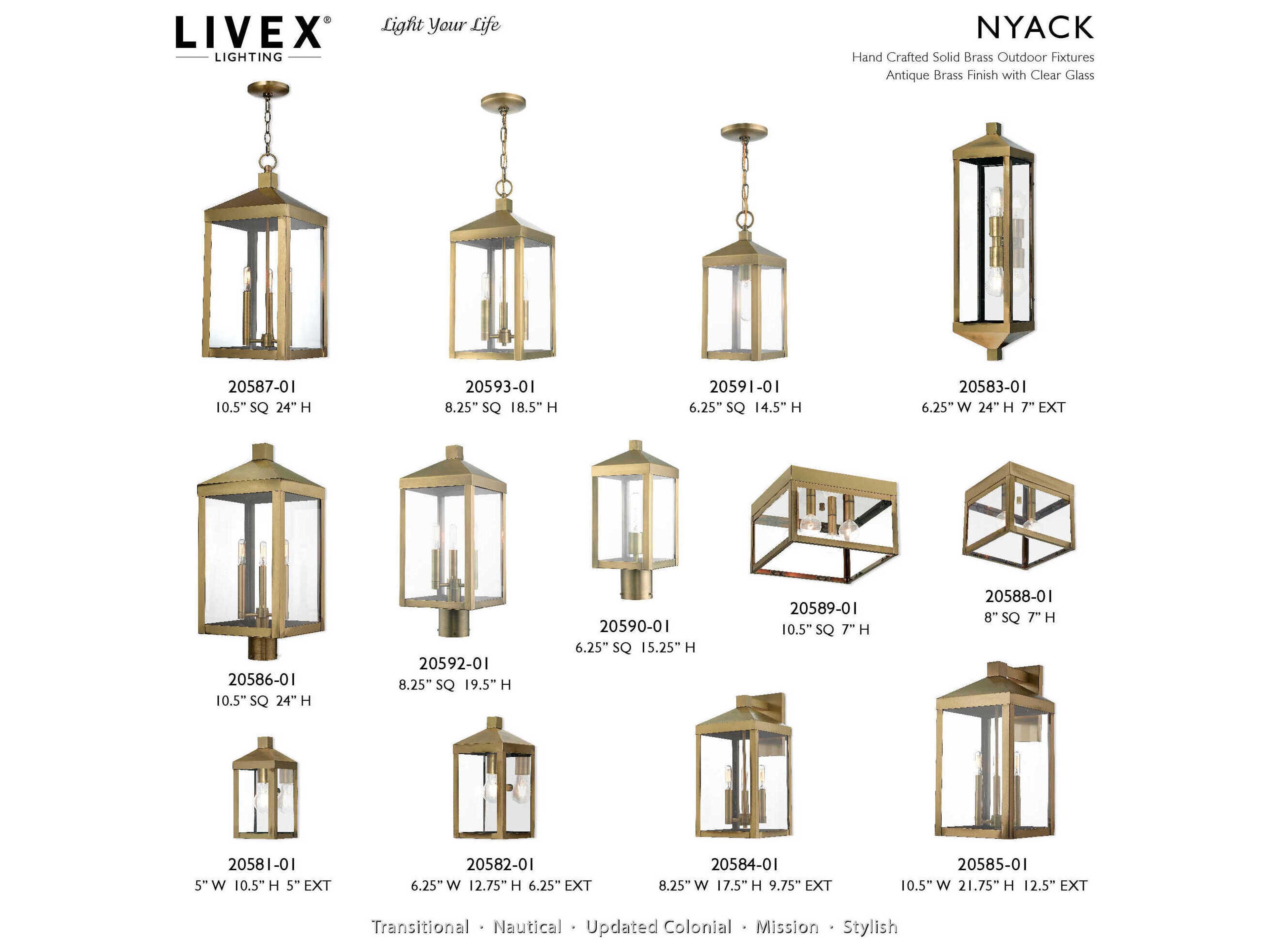 Livex Lighting Nyack Outdoor Wall Light
