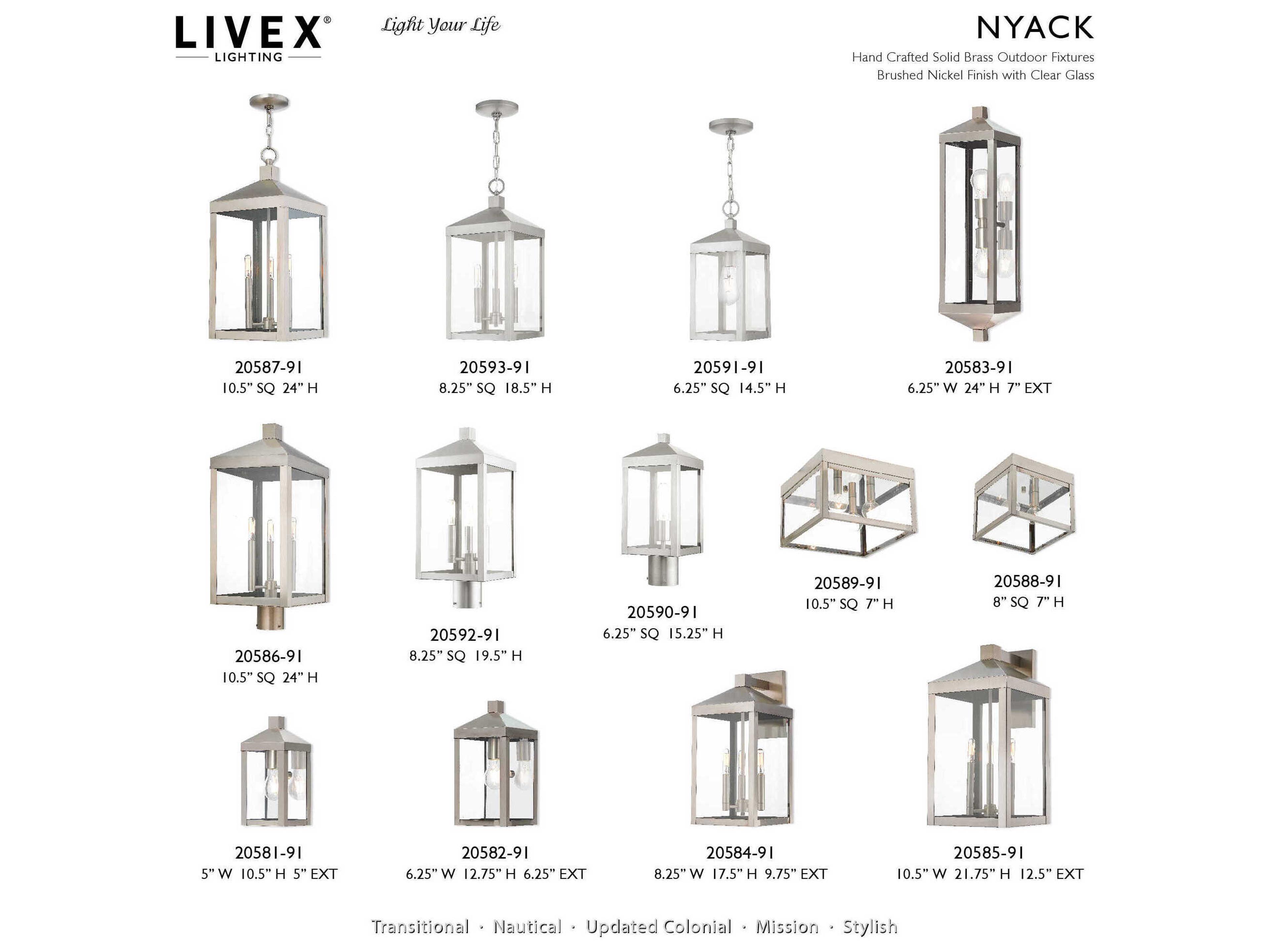 Livex Lighting Nyack Outdoor Wall Light