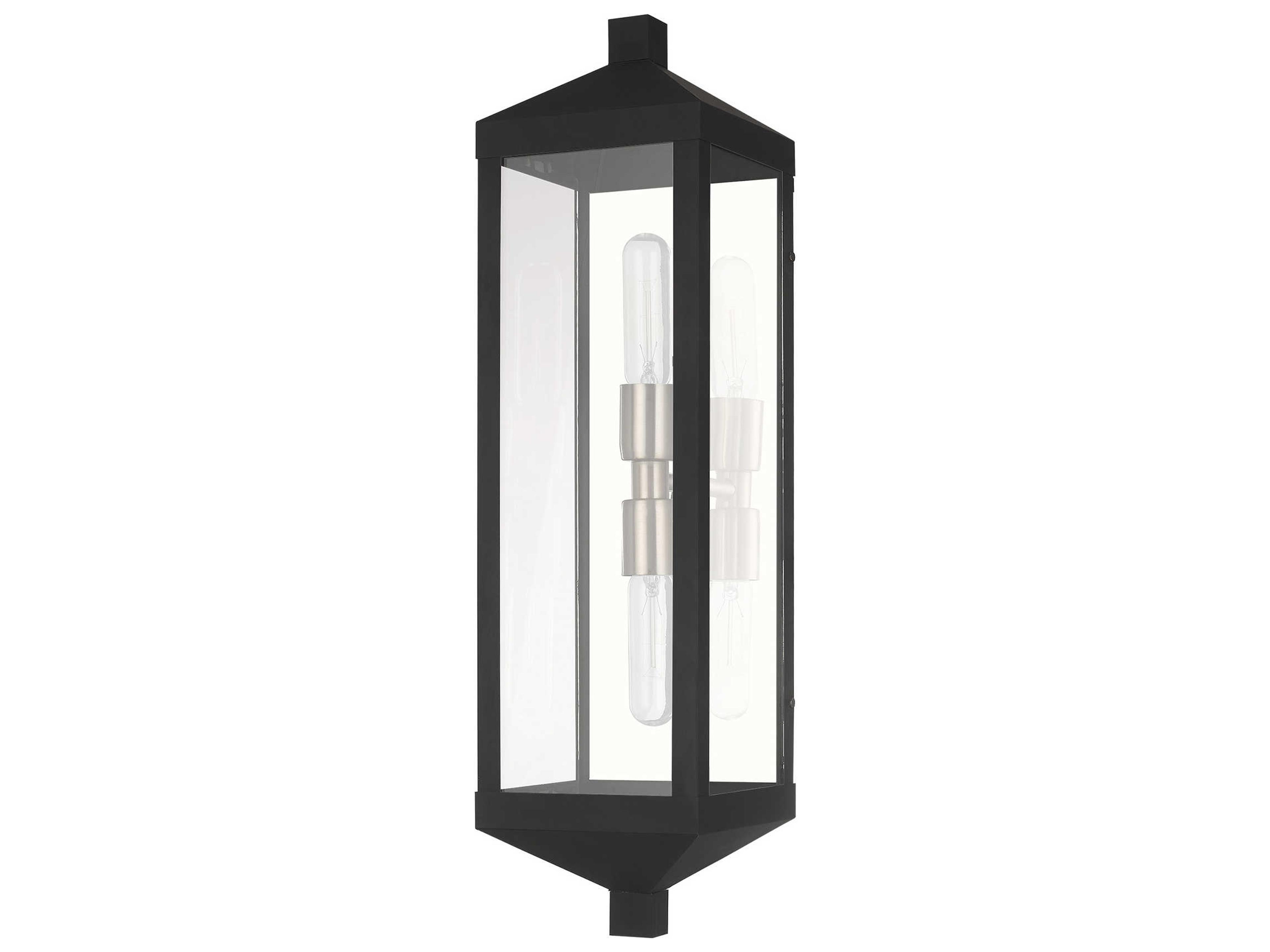 Livex Lighting Nyack 2 - Light Glass Outdoor Wall Light
