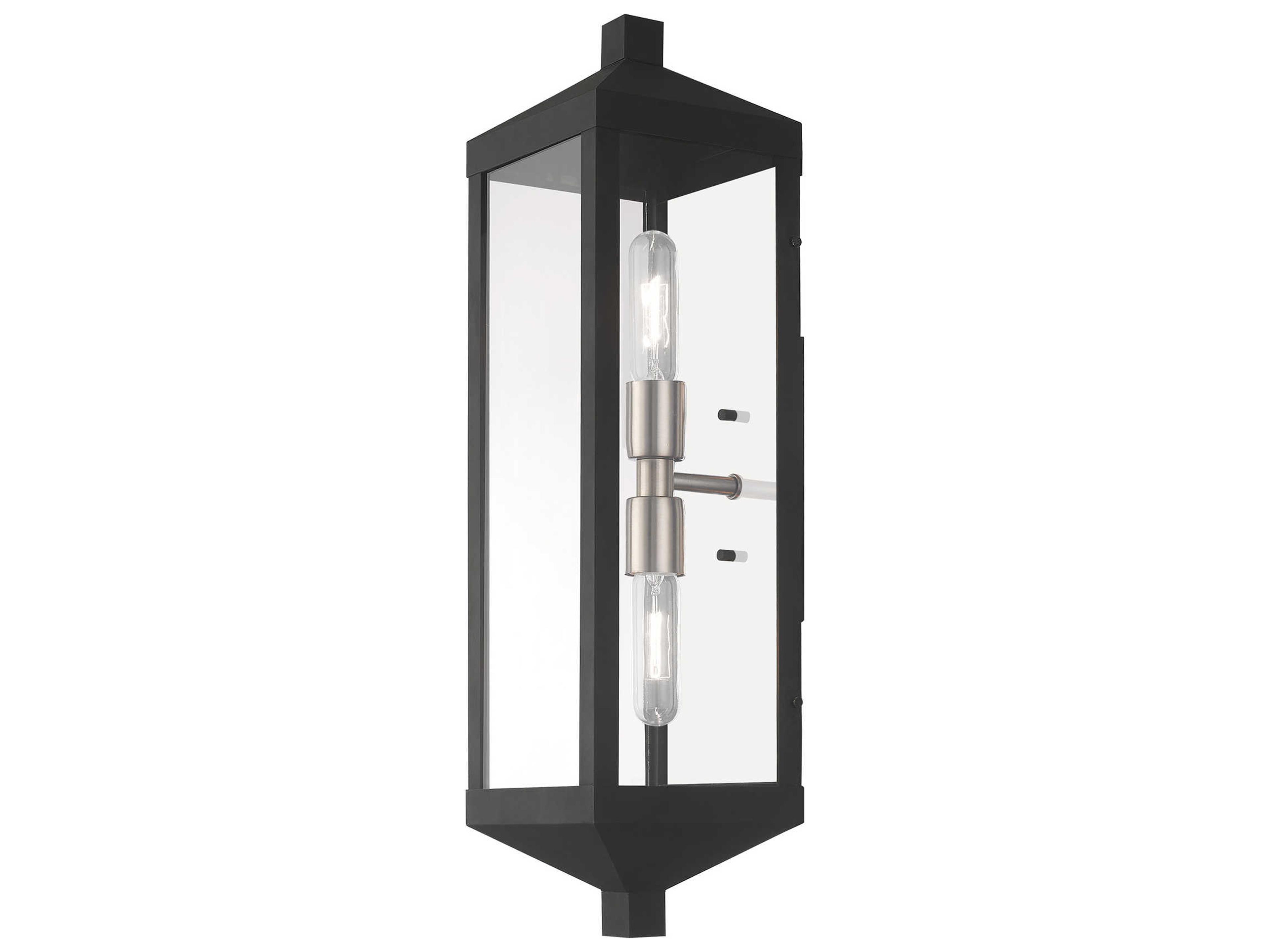 Livex Lighting Nyack 2 - Light Glass Outdoor Wall Light