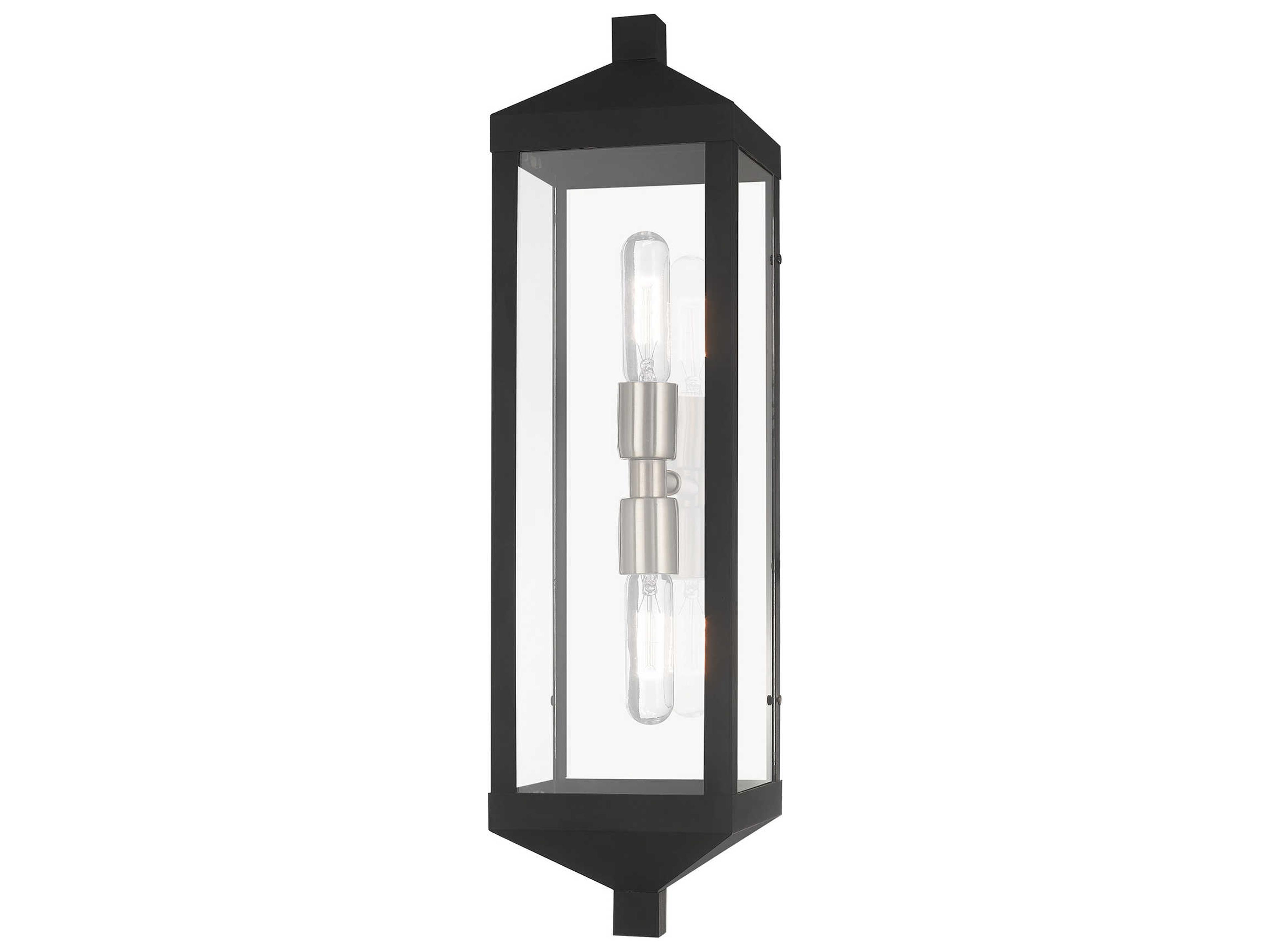 Livex Lighting Nyack 2 - Light Glass Outdoor Wall Light