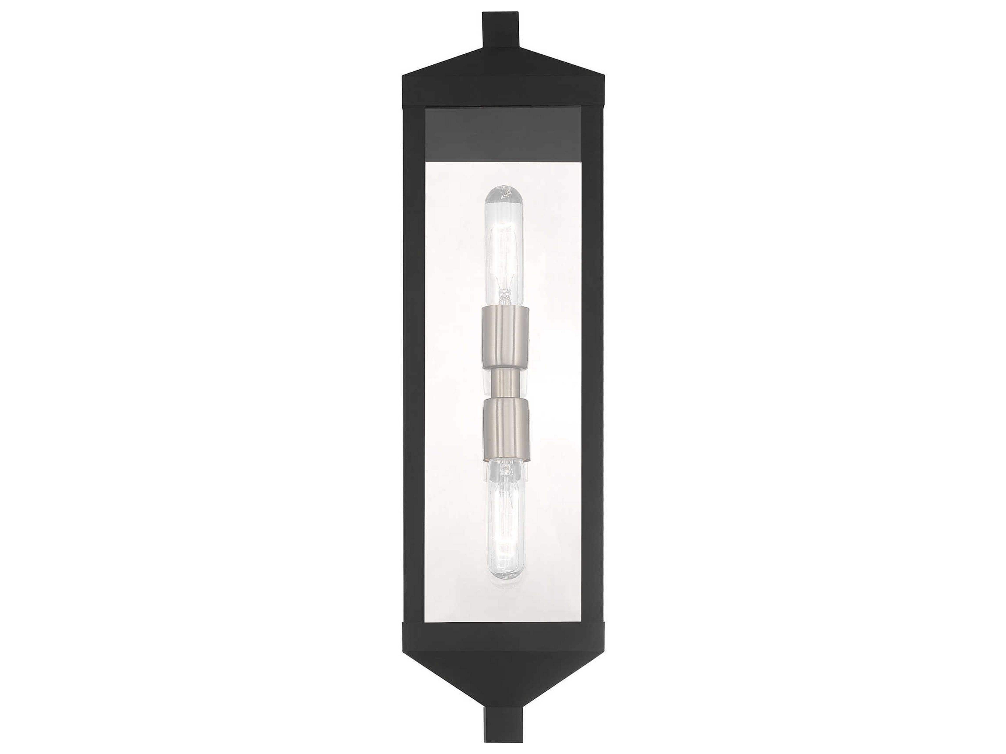 Livex Lighting Nyack 2 - Light Glass Outdoor Wall Light