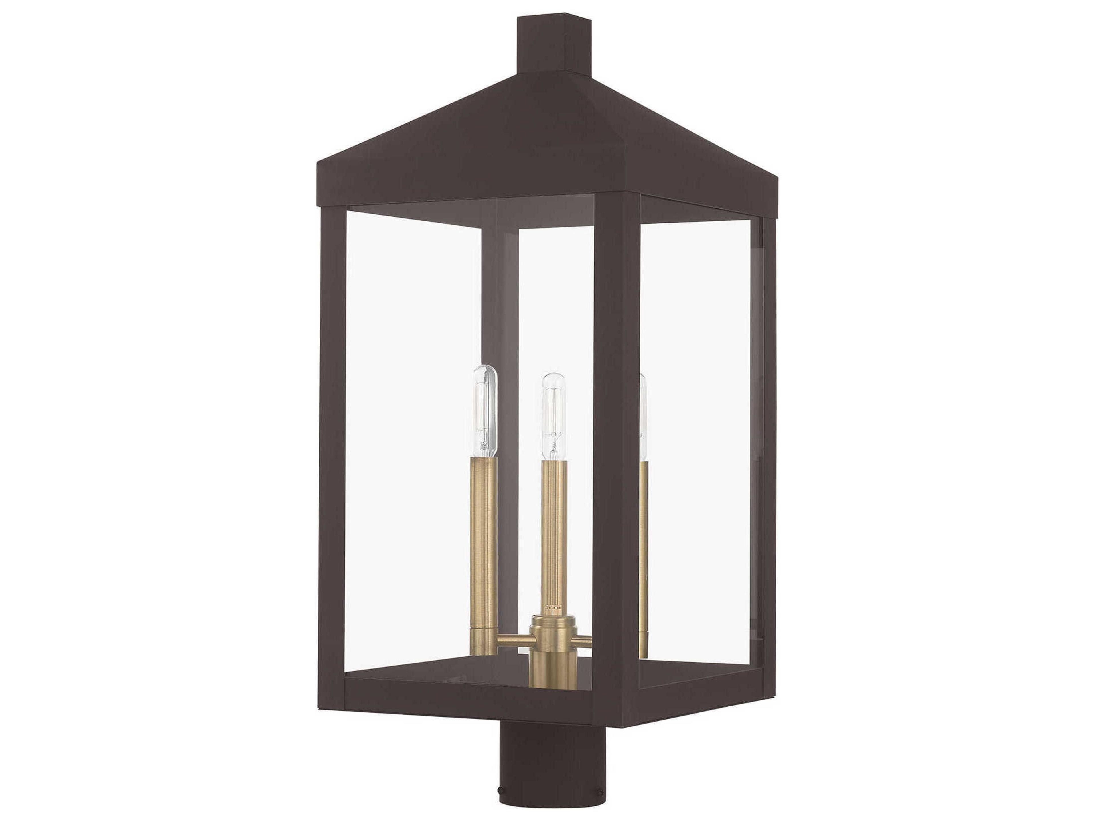 Livex Lighting Nyack 3 - Light Outdoor Post Light