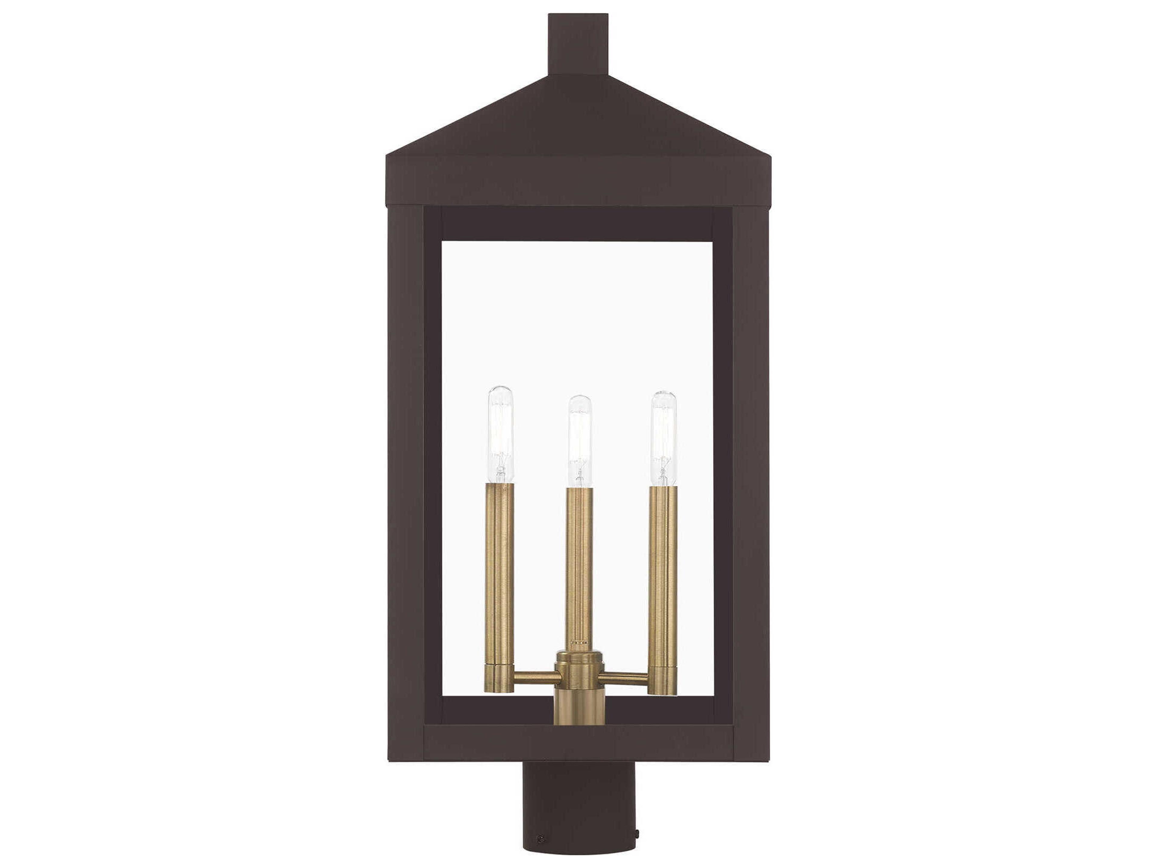 Livex Lighting Nyack 3 - Light Outdoor Post Light