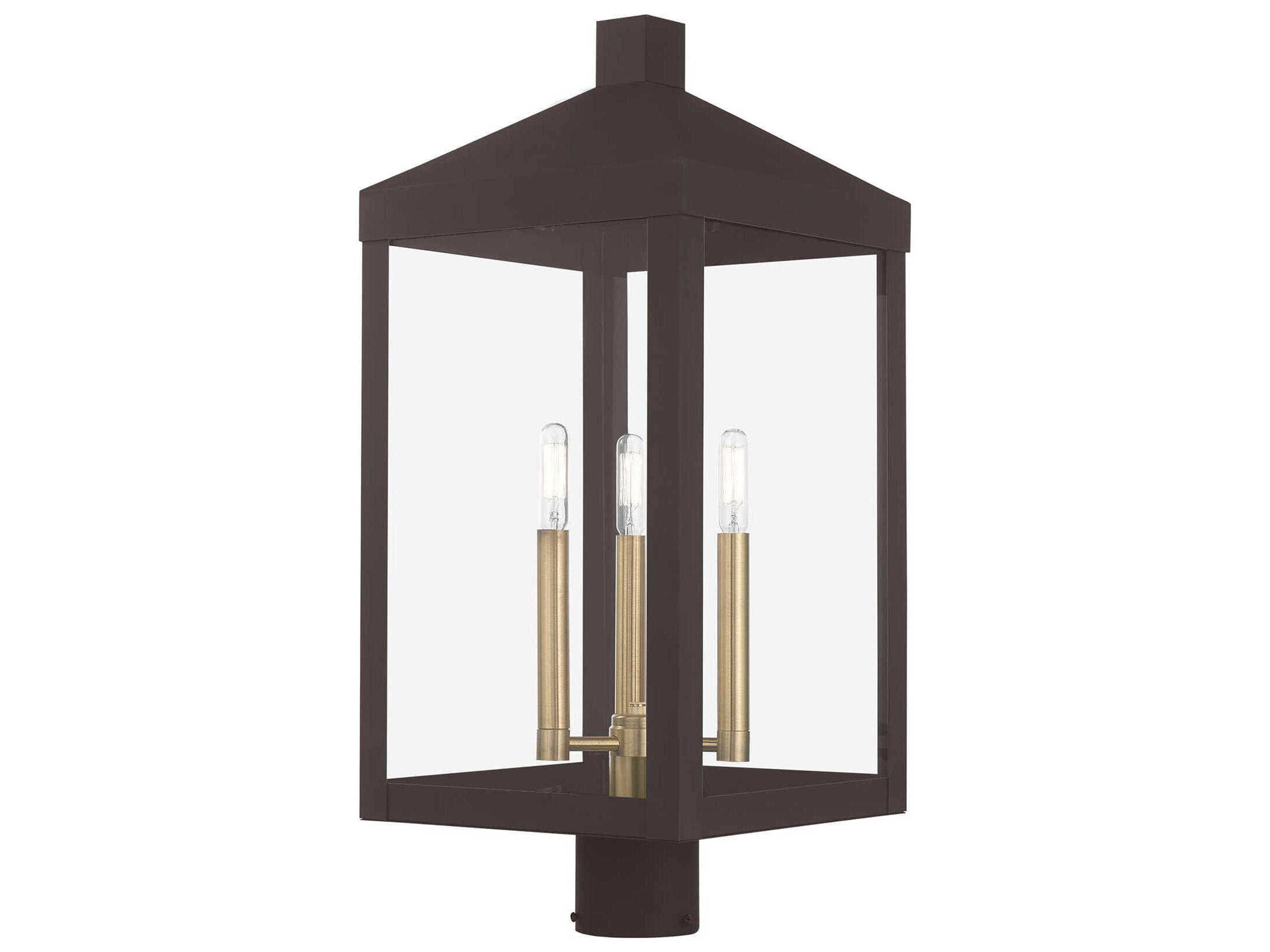 Livex Lighting Nyack 3 - Light Outdoor Post Light