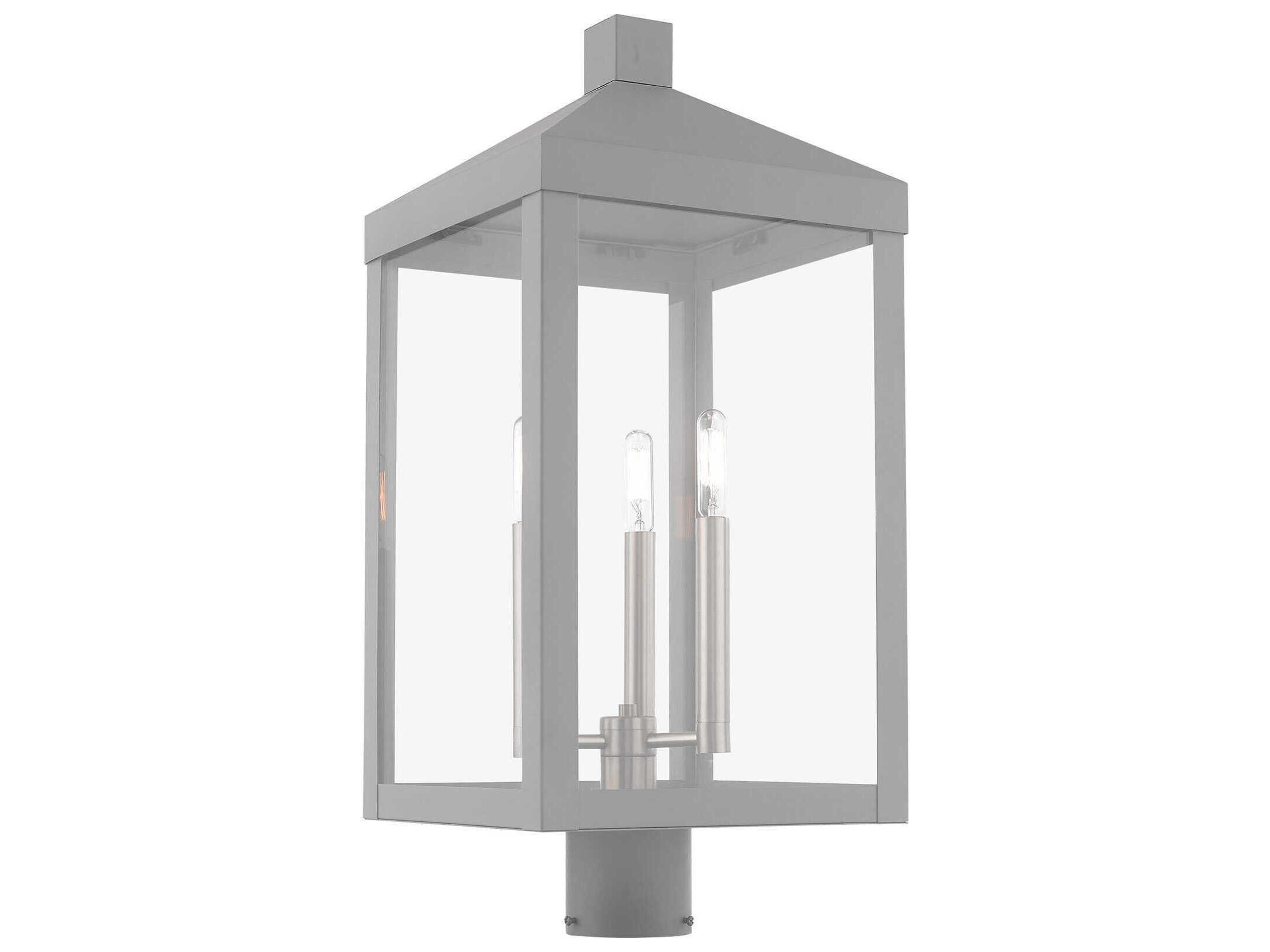 Livex Lighting Nyack 3 - Light Outdoor Post Light