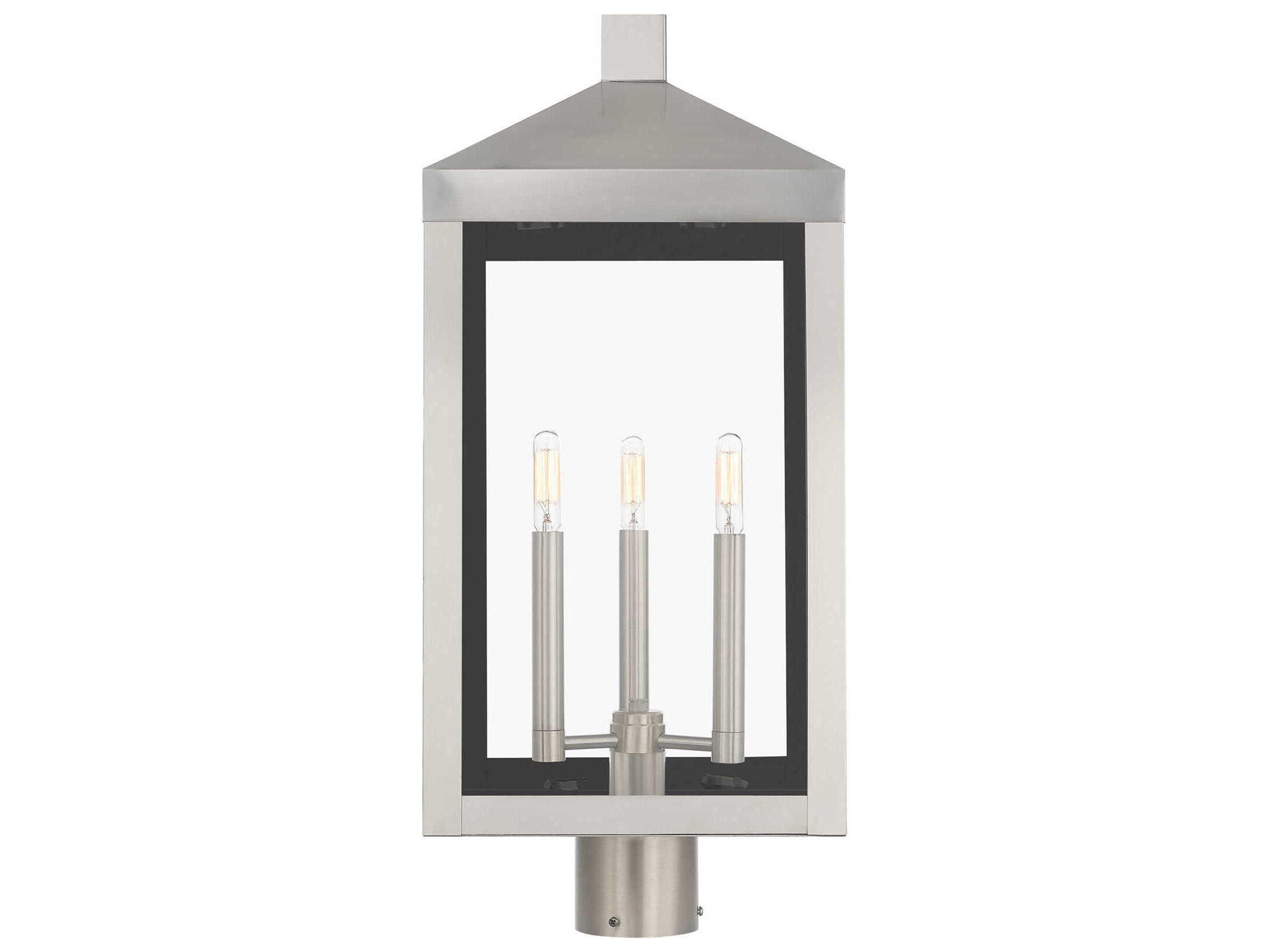 Livex Lighting Nyack 3 - Light Outdoor Post Light