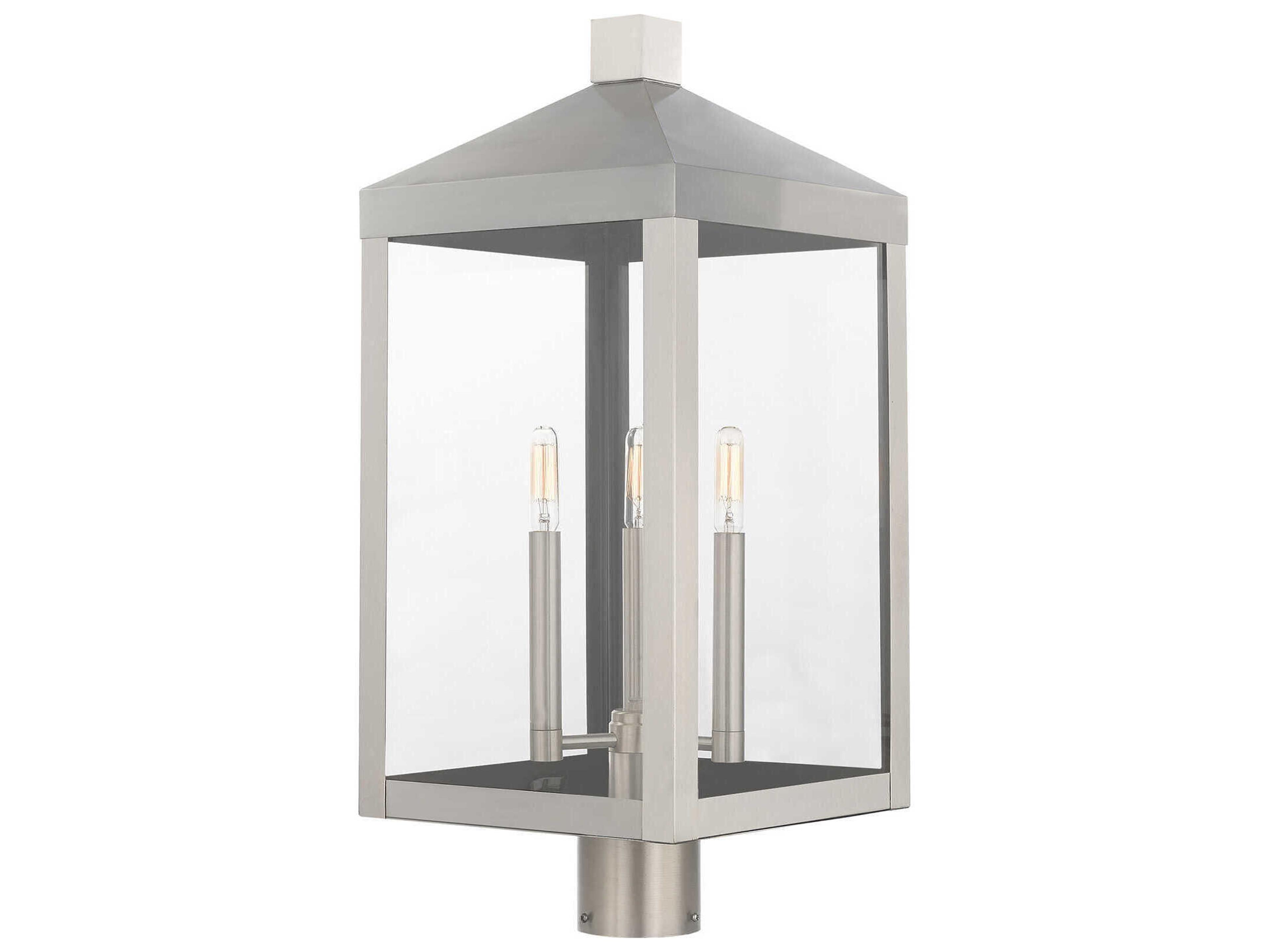 Livex Lighting Nyack 3 - Light Outdoor Post Light