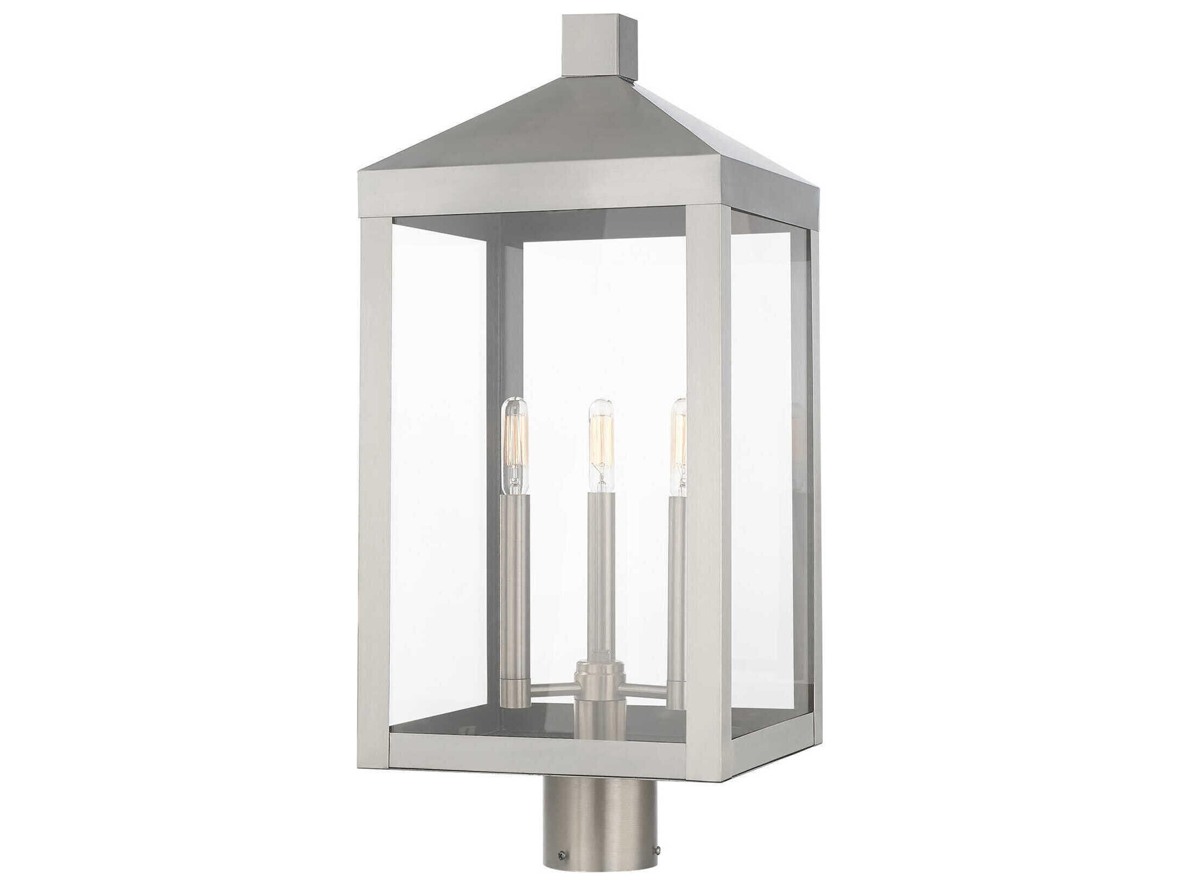 Livex Lighting Nyack 3 - Light Outdoor Post Light