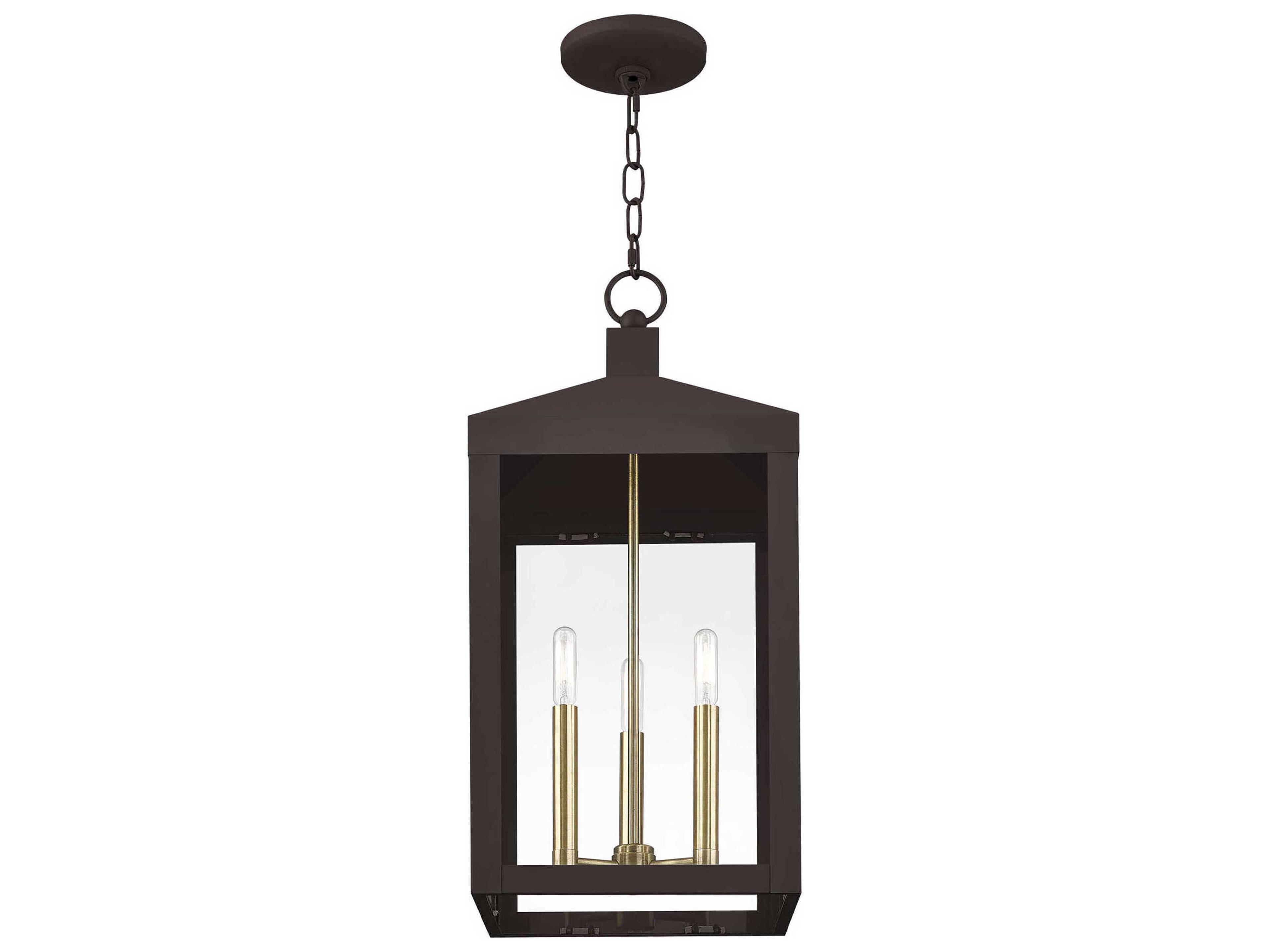 Livex Lighting Nyack 3 - Light Outdoor Hanging Light