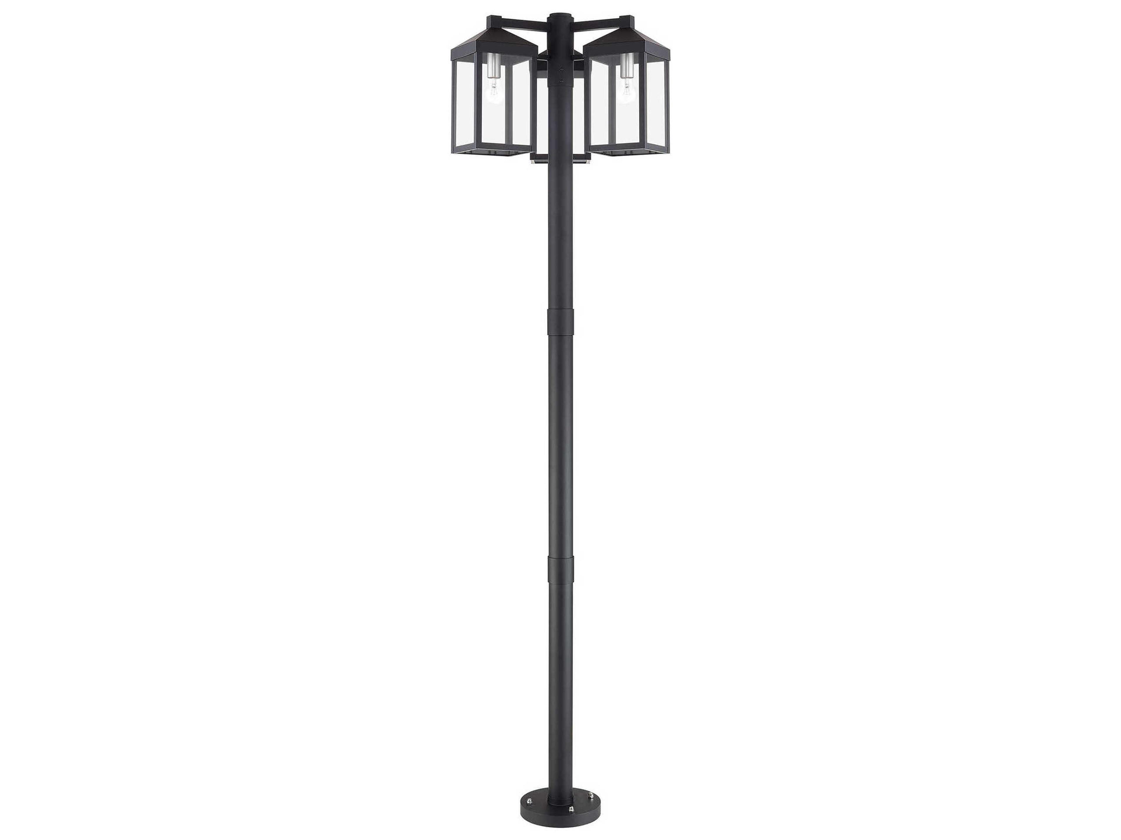 Nyack 3-Light Outdoor Post Light