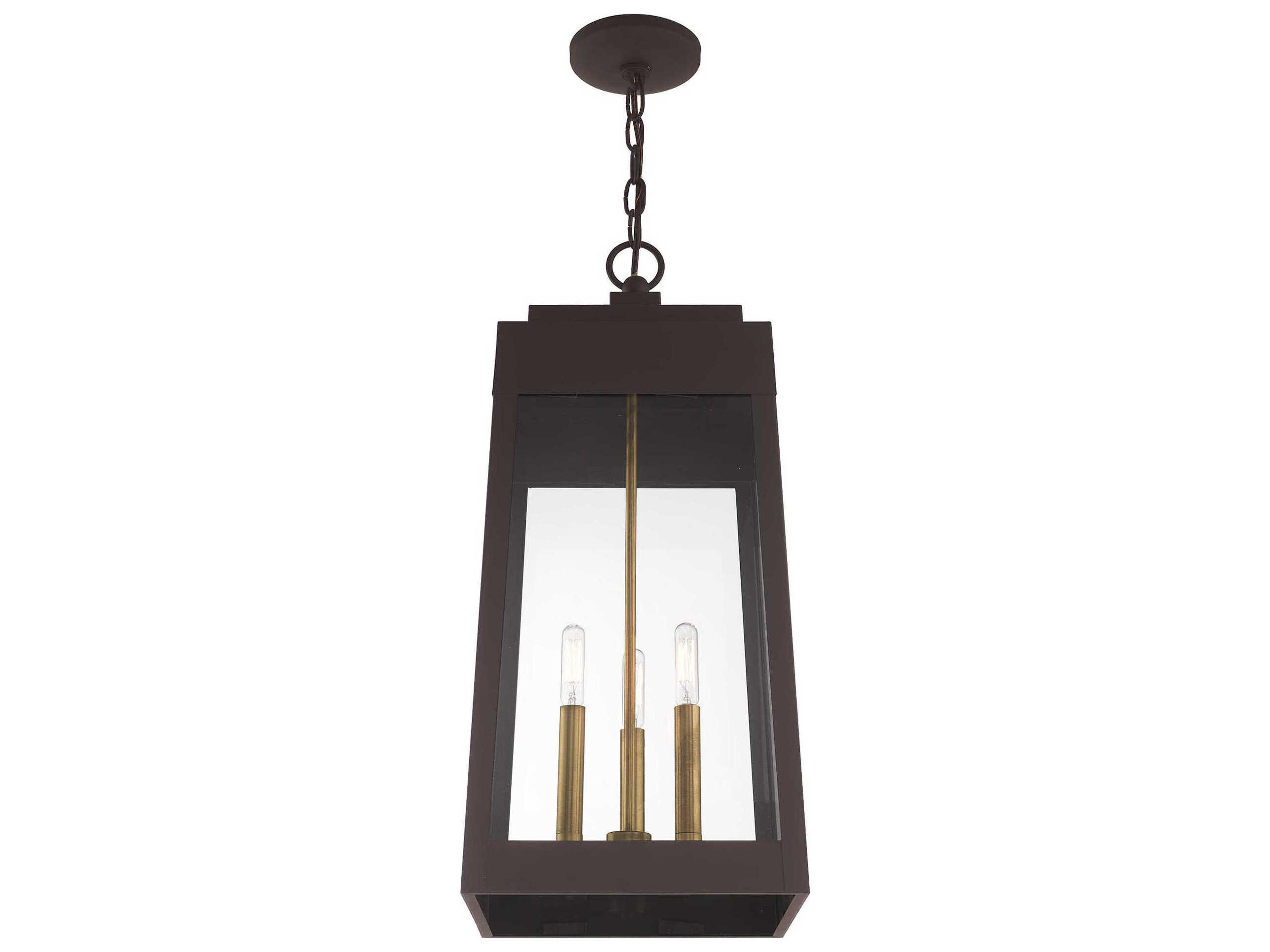 Livex Lighting Oslo 3 - Light Outdoor Hanging Light