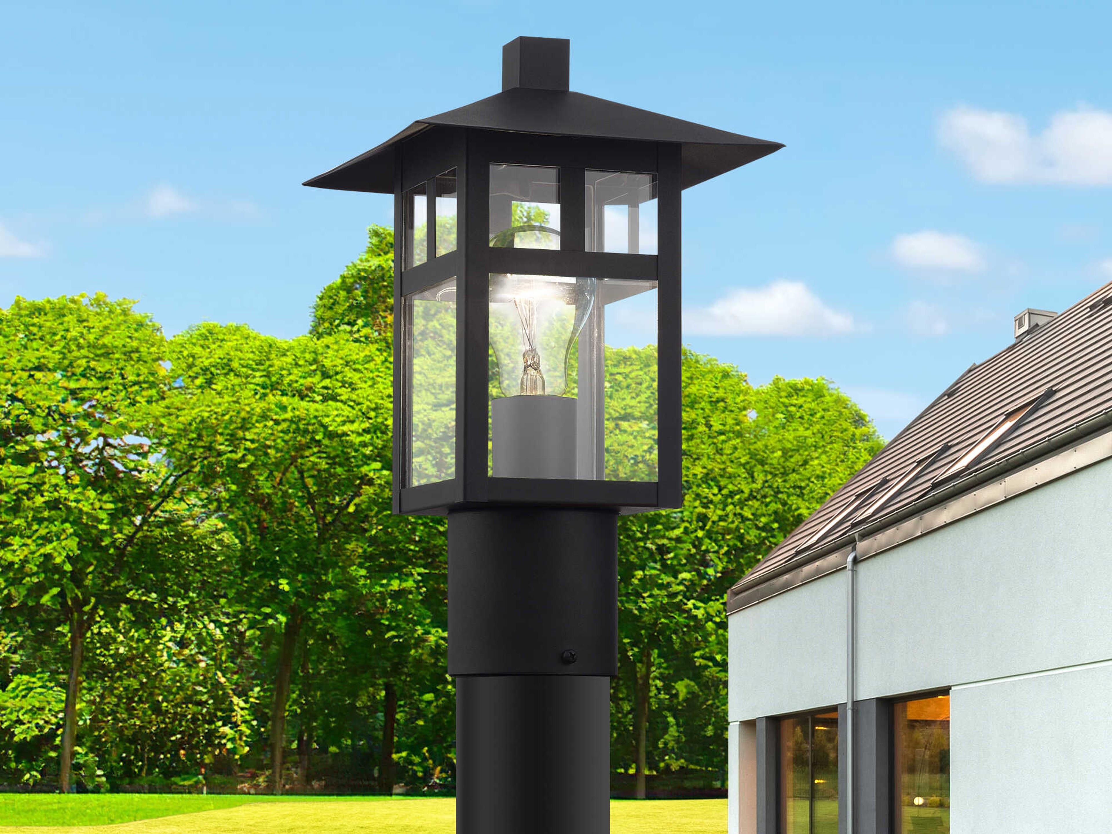 Livex Lighting Crestlake 1-Light Outdoor Post Light