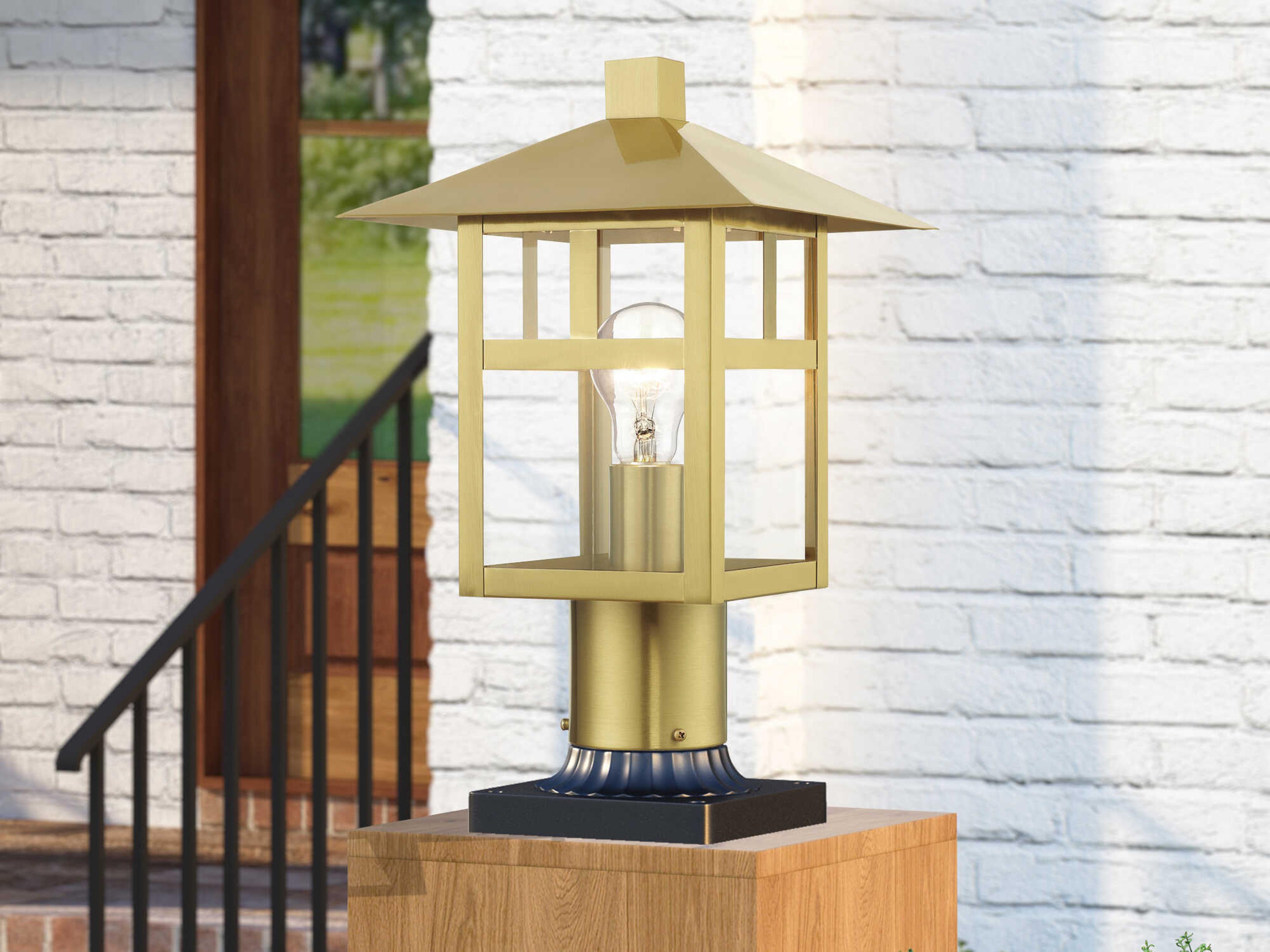 Livex Lighting Crestlake 1-Light Outdoor Post Light