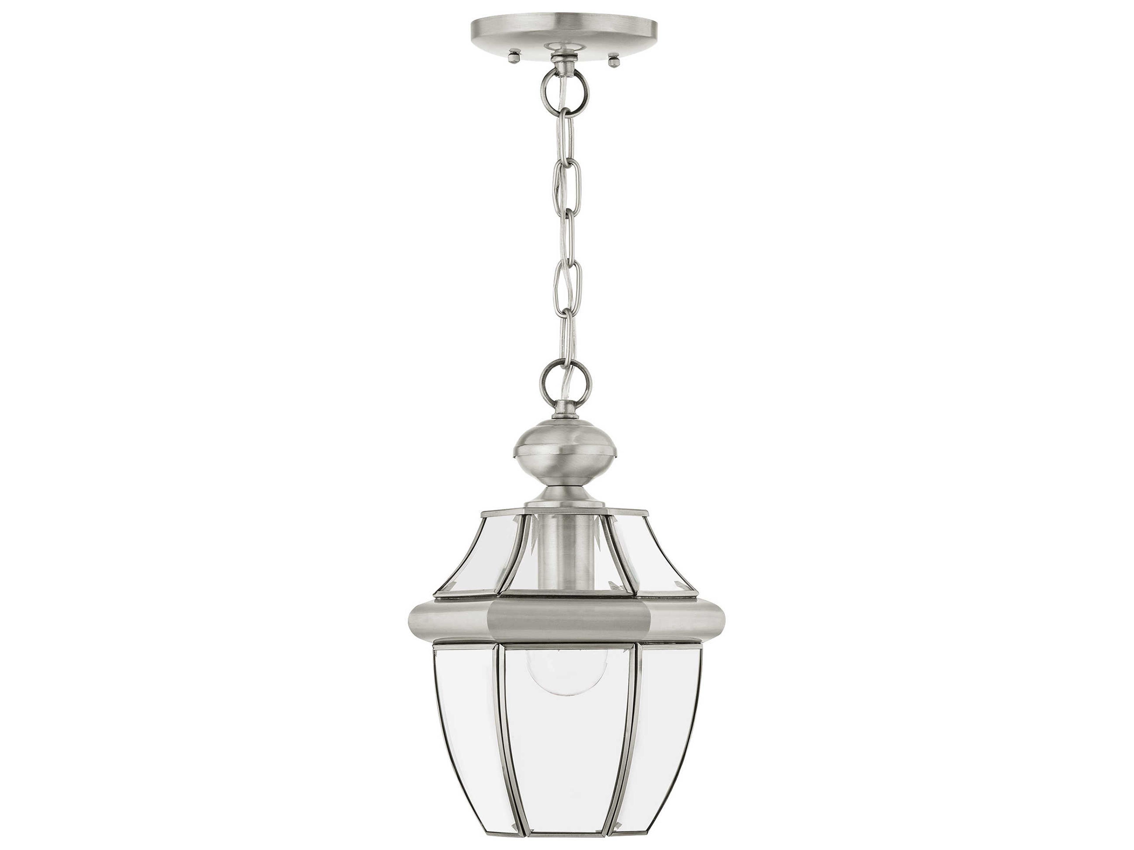 Livex Lighting Monterey Brushed Nickel Outdoor Hanging Light