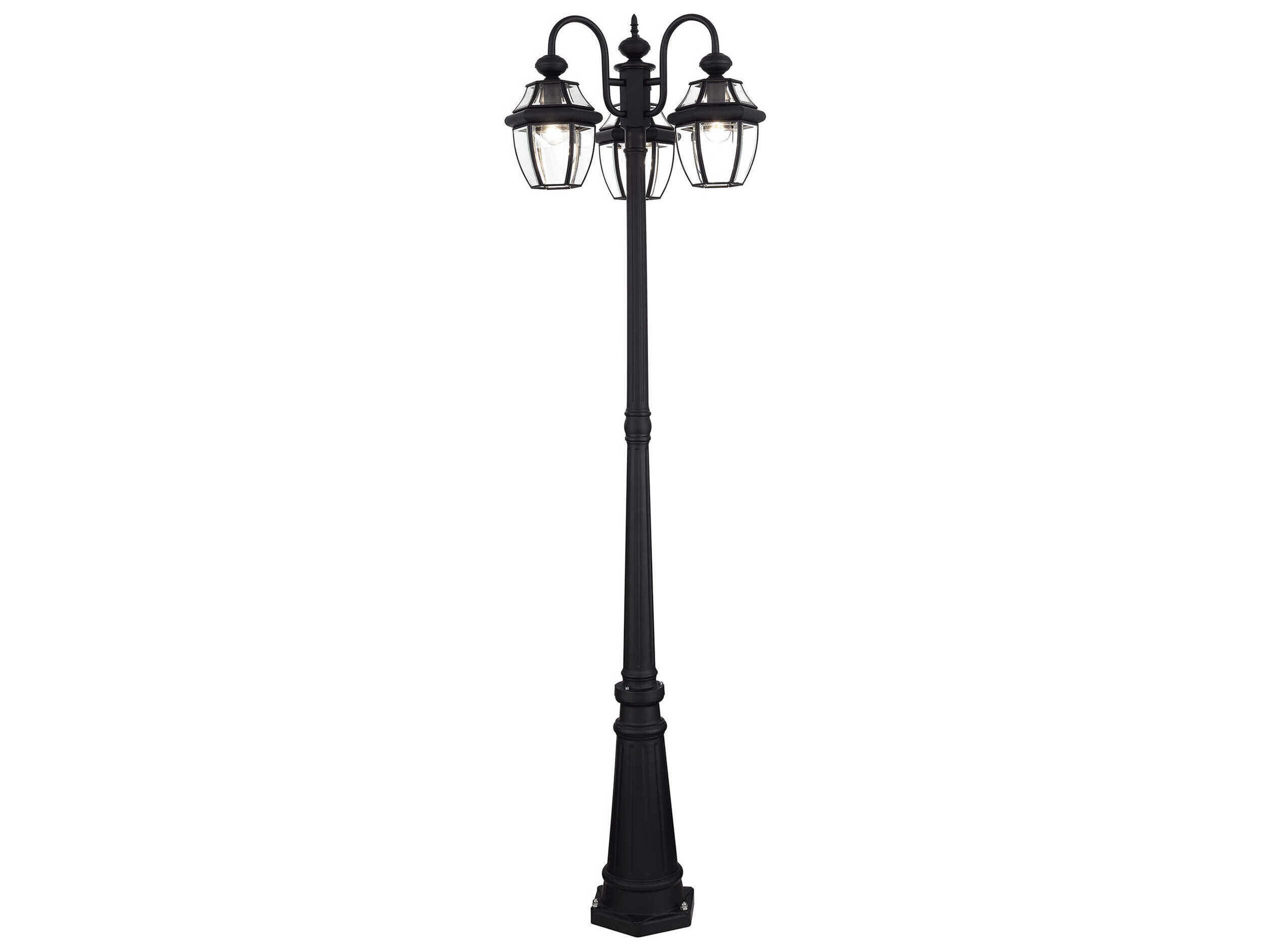 Livex Lighting Monterey 3-Light Outdoor Post Light