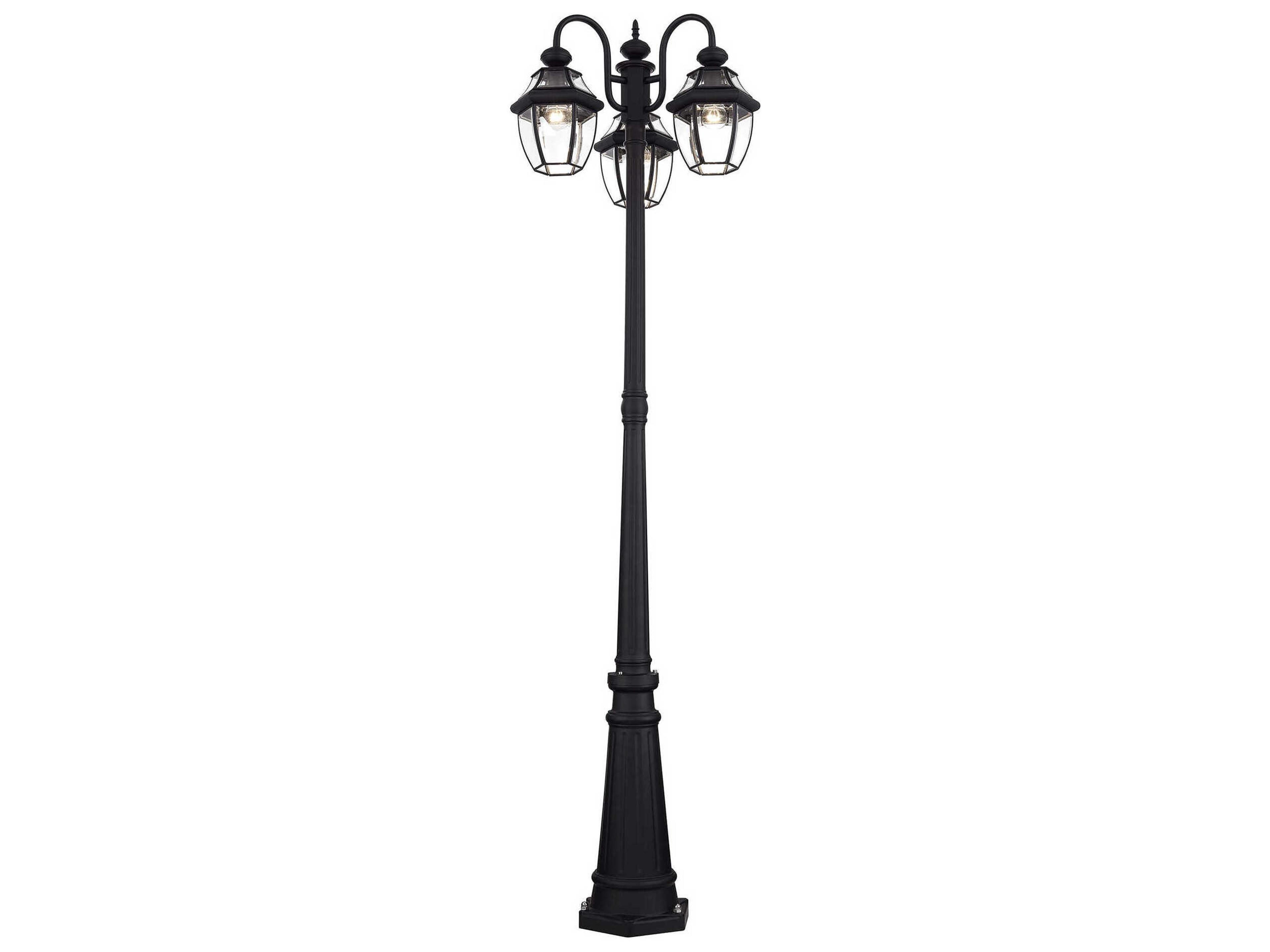 Livex Lighting Monterey 3-Light Outdoor Post Light