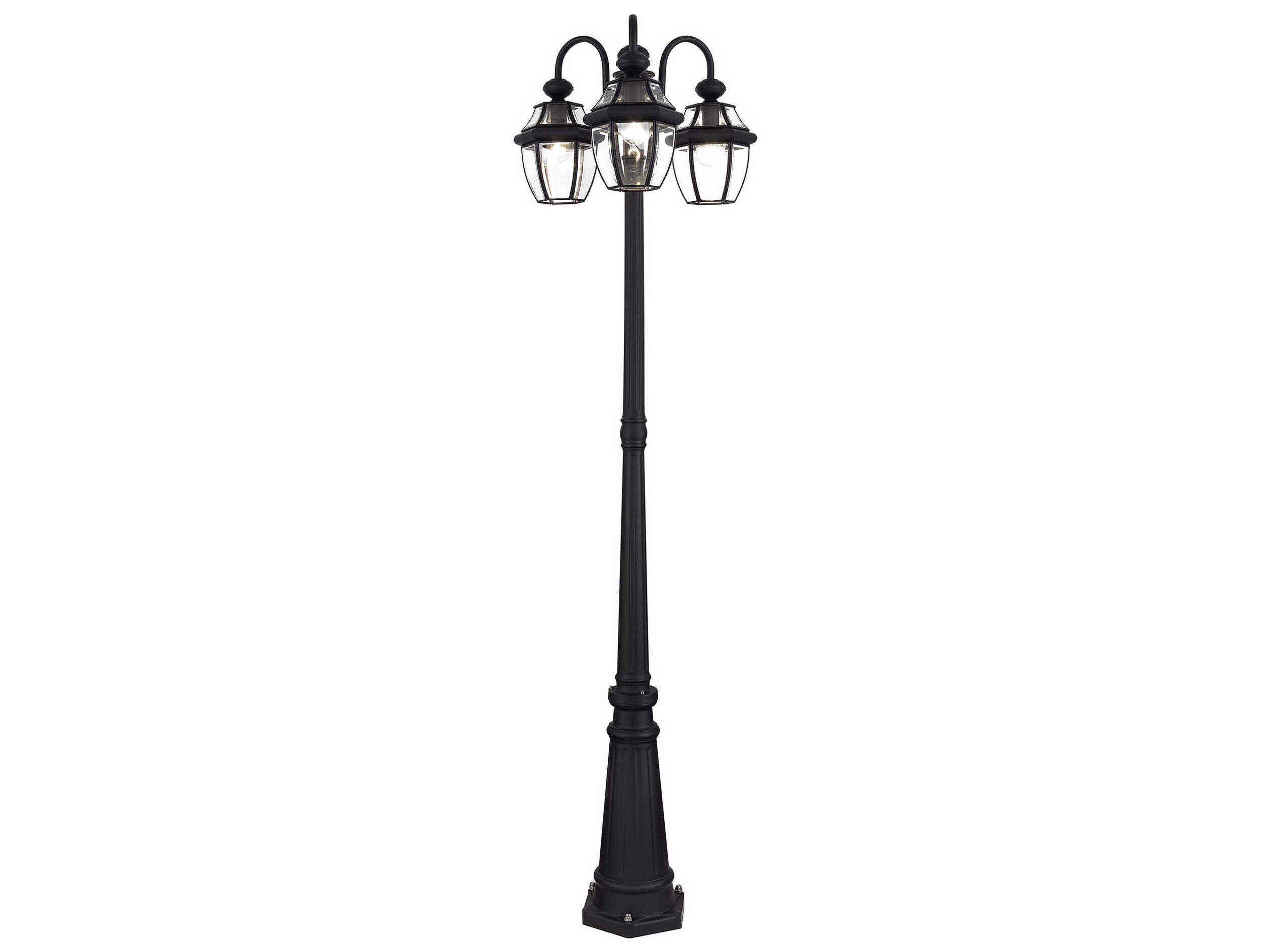 Livex Lighting Monterey 3-Light Outdoor Post Light