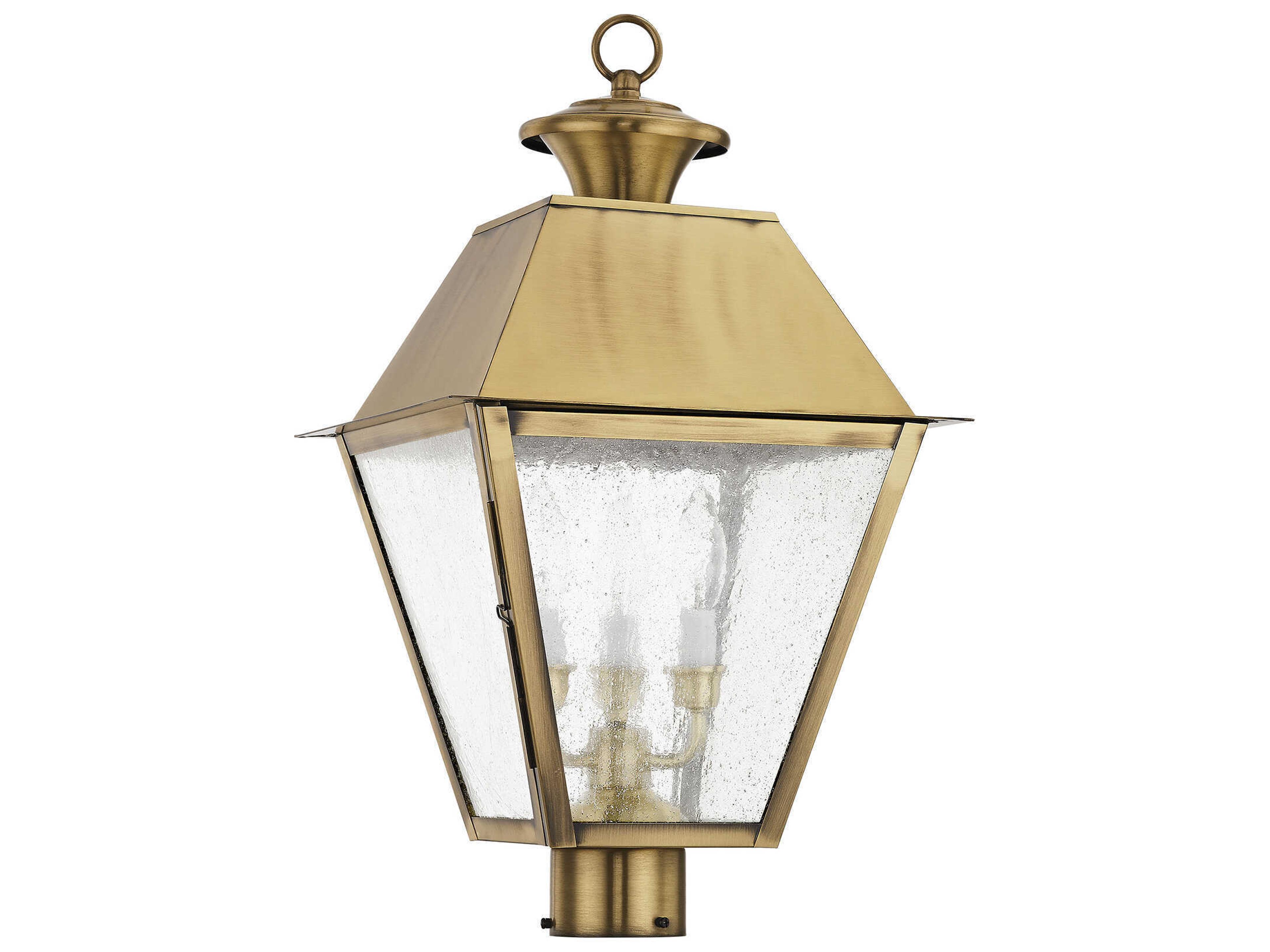 Livex Lighting Mansfield 3 - Light Outdoor Post Light