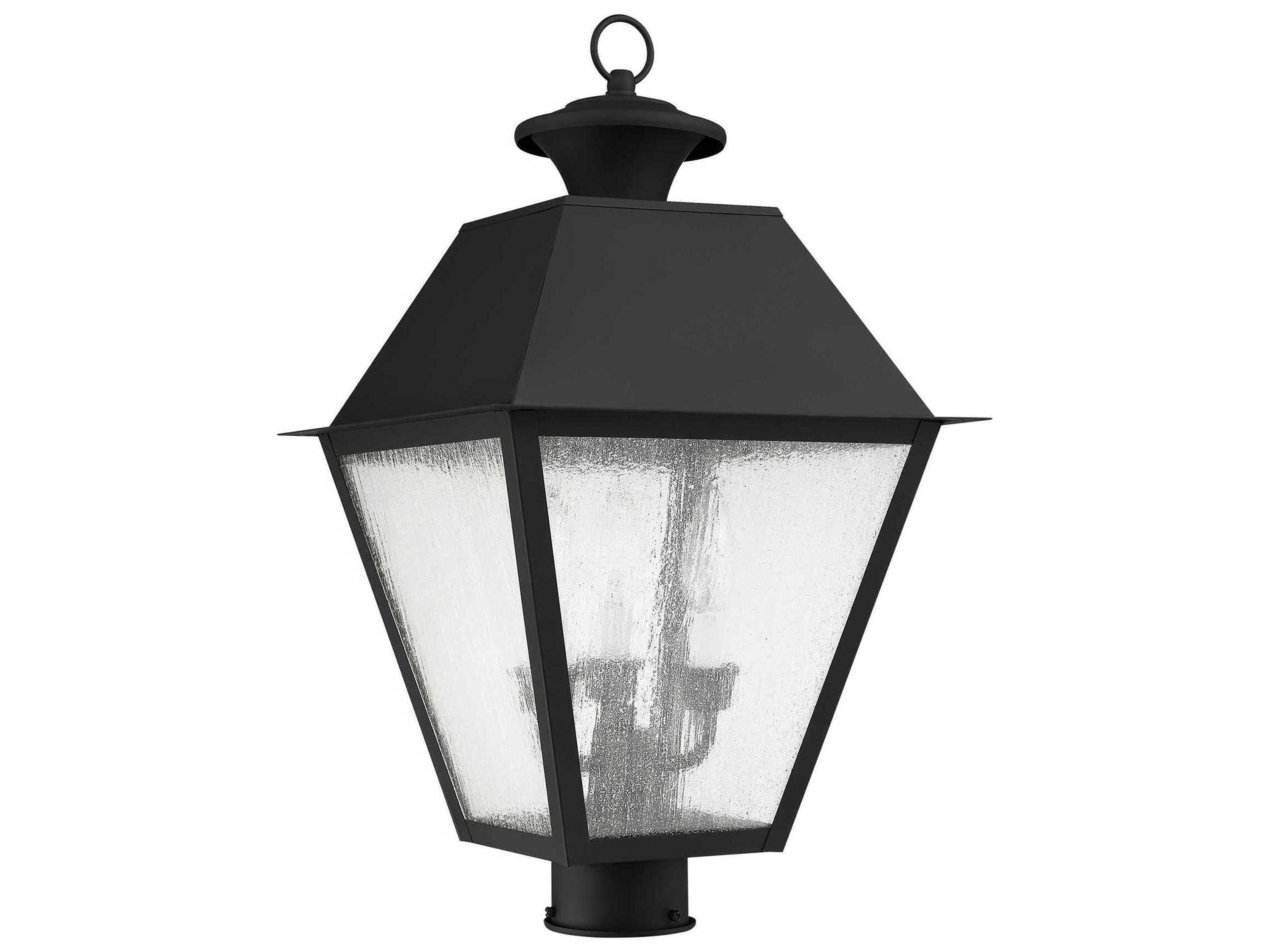 Livex Lighting Mansfield 3 - Light Outdoor Post Light