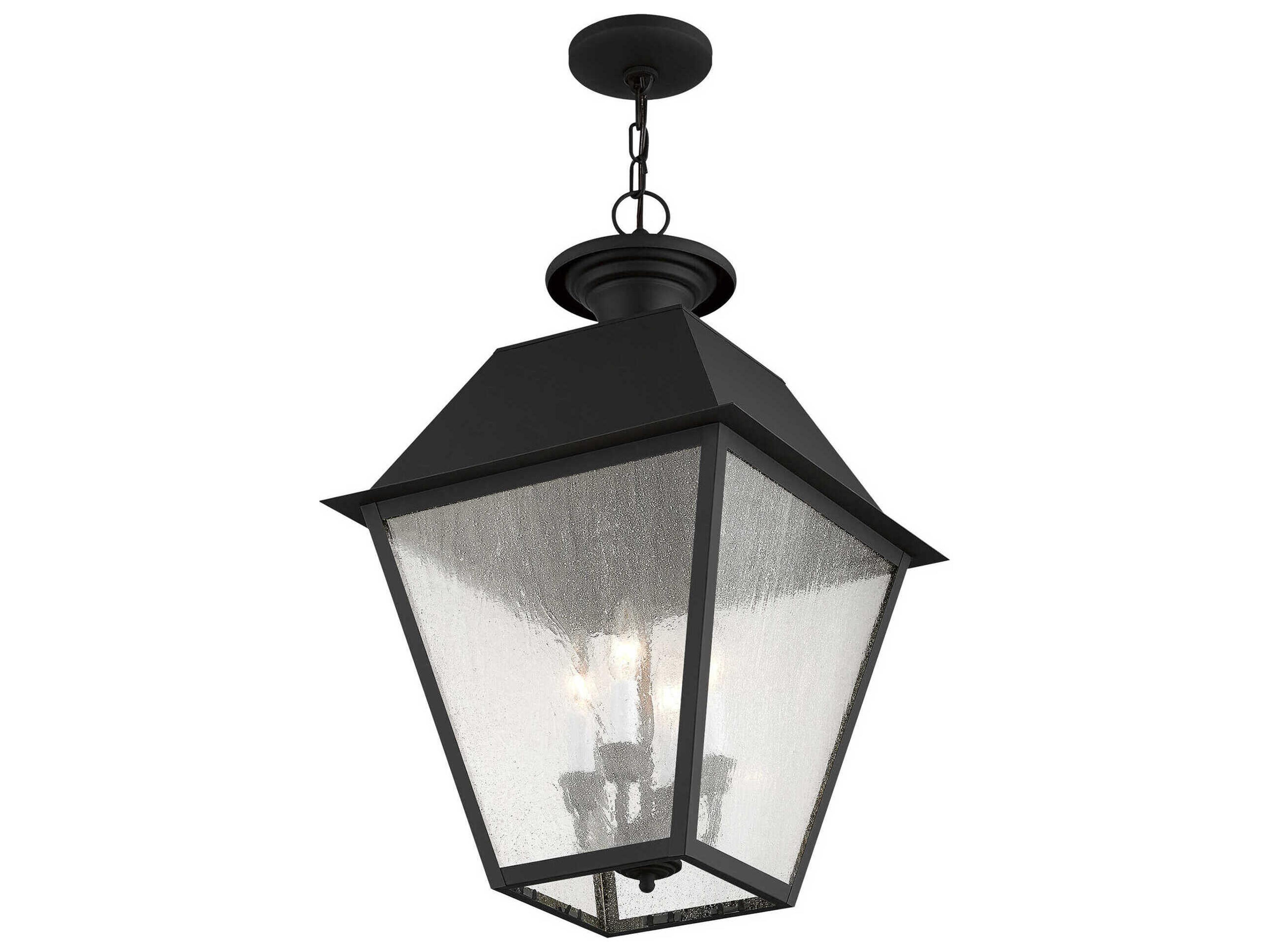 Livex Lighting Mansfield 4 - Light Outdoor Hanging Light