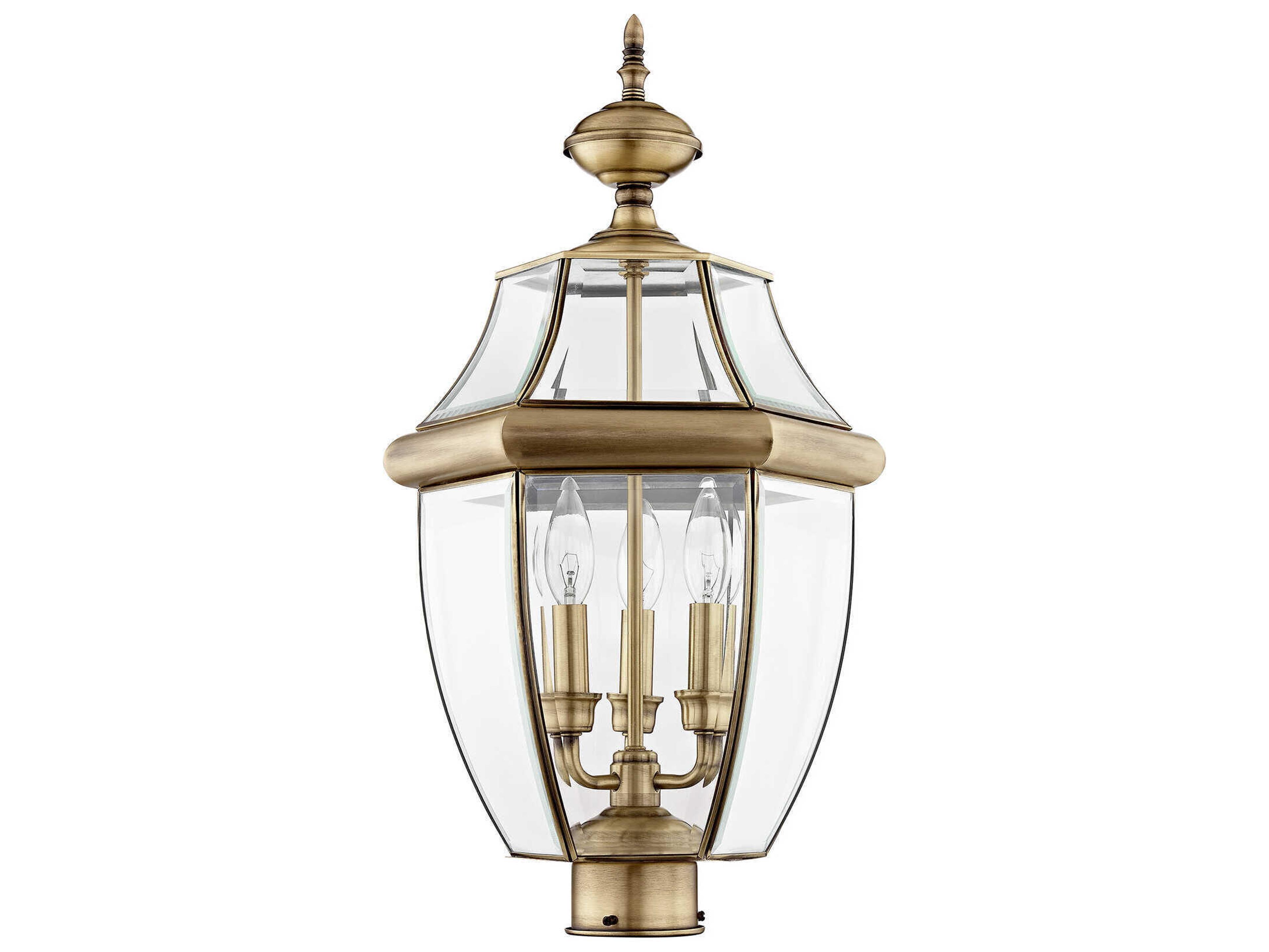 Livex Lighting Monterey 3 - Light Outdoor Post Light