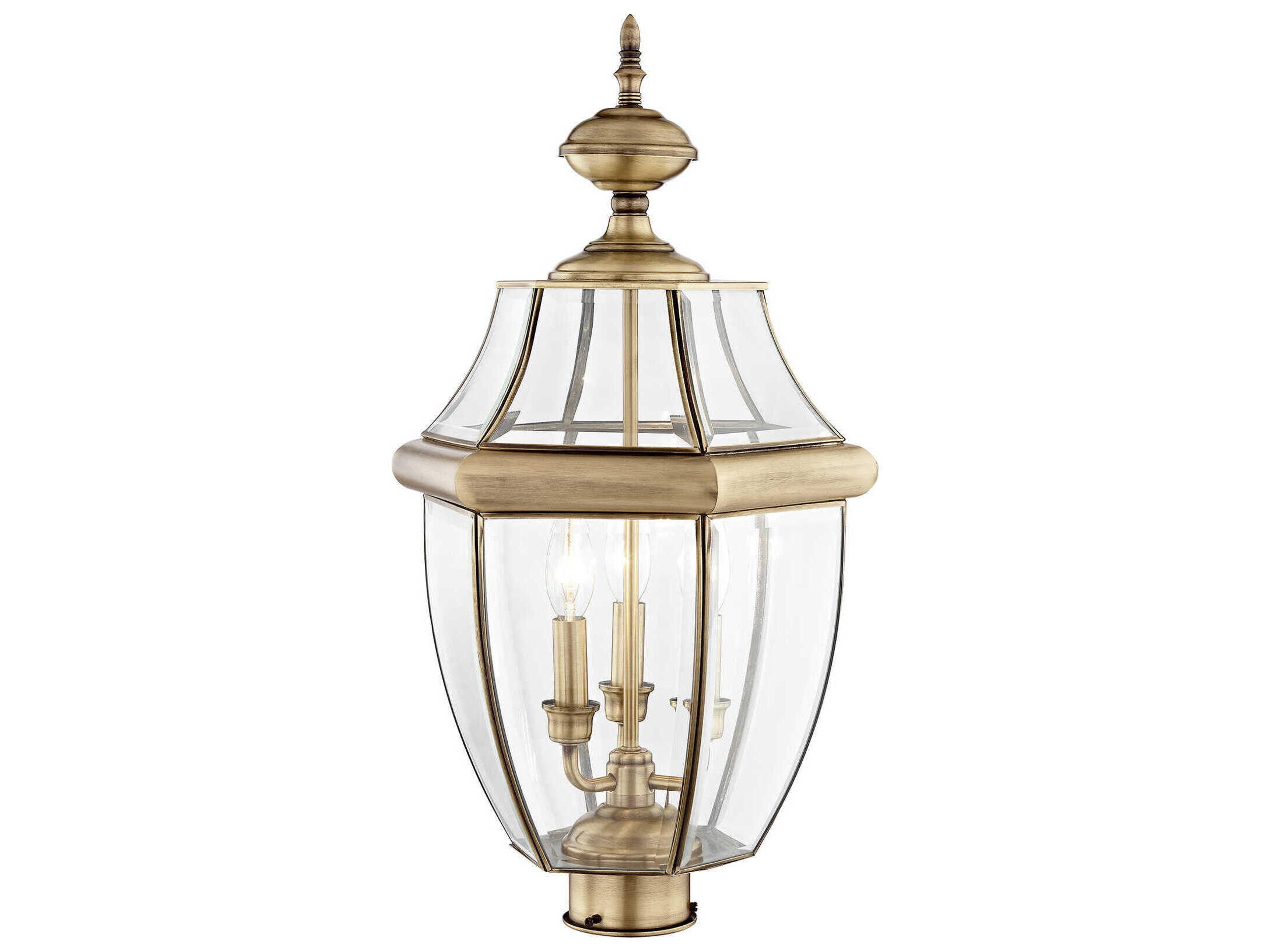 Livex Lighting Monterey 3 - Light Outdoor Post Light