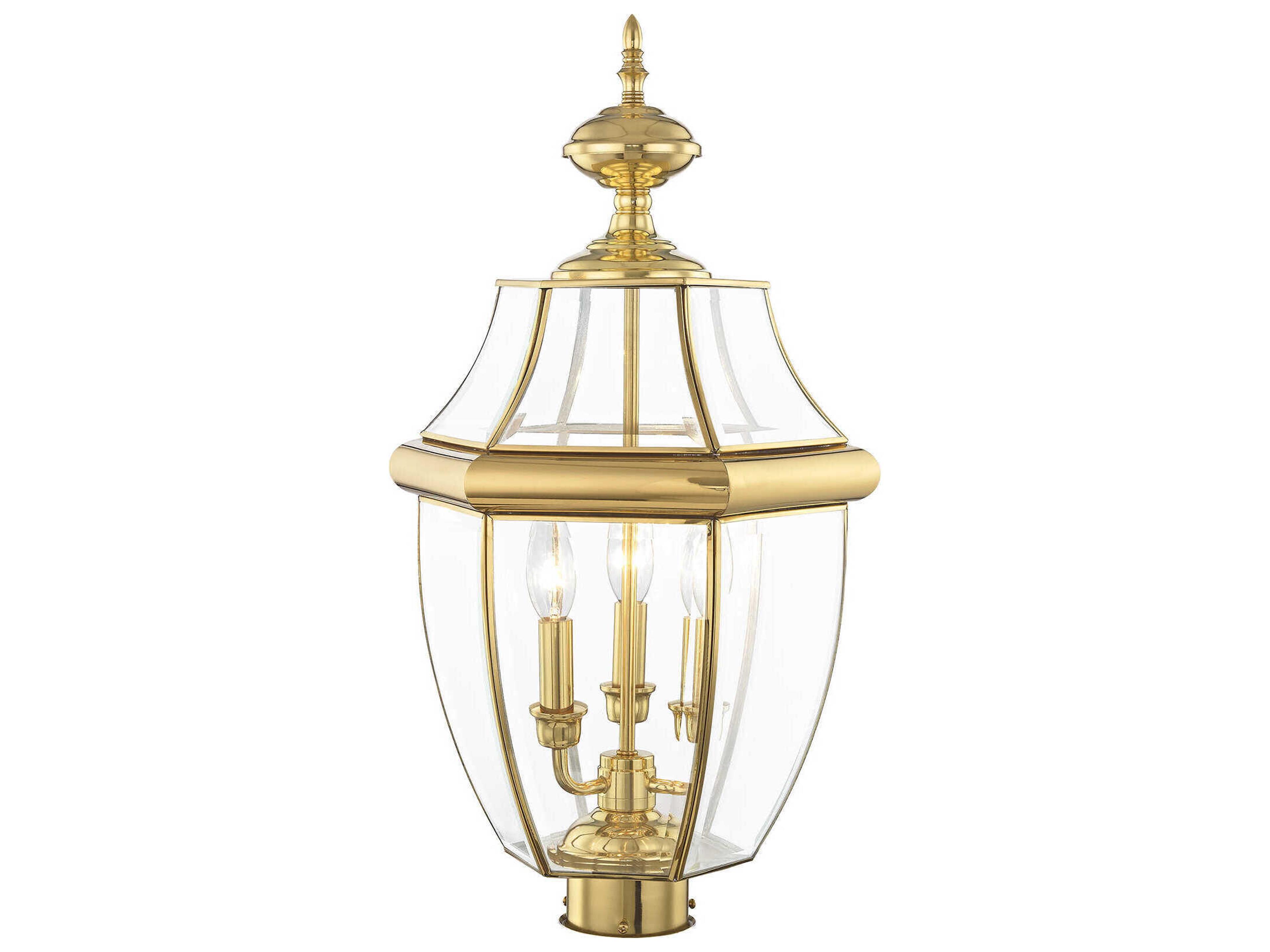 Livex Lighting Monterey 3 - Light Outdoor Post Light