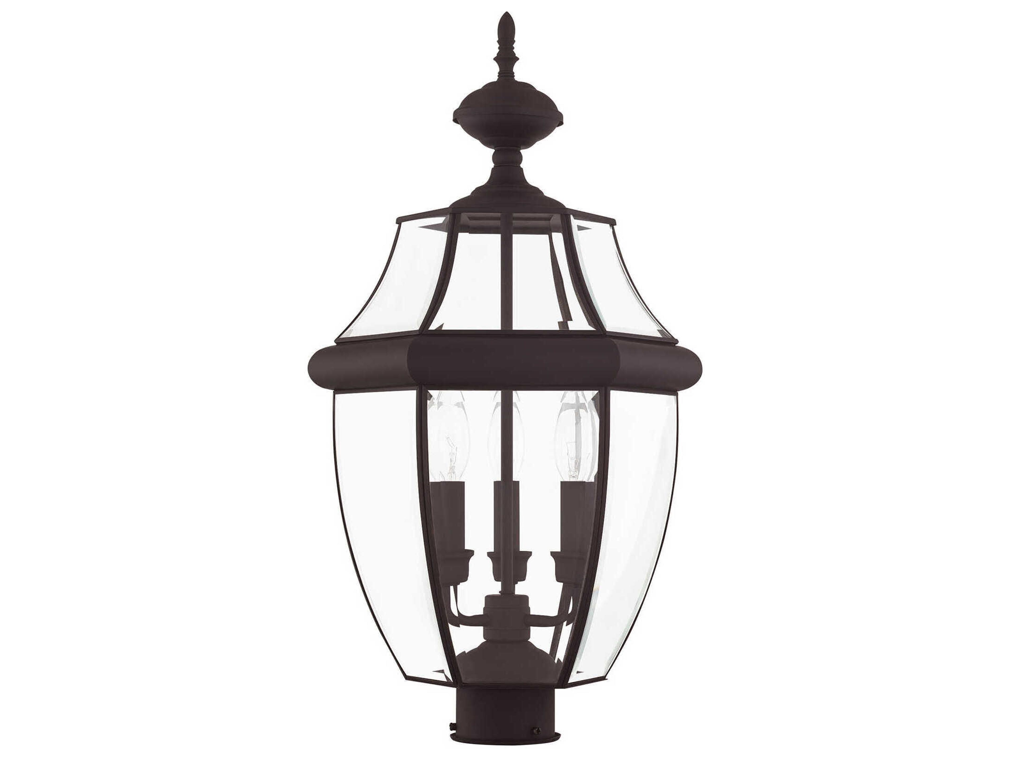 Livex Lighting Monterey 3 - Light Outdoor Post Light