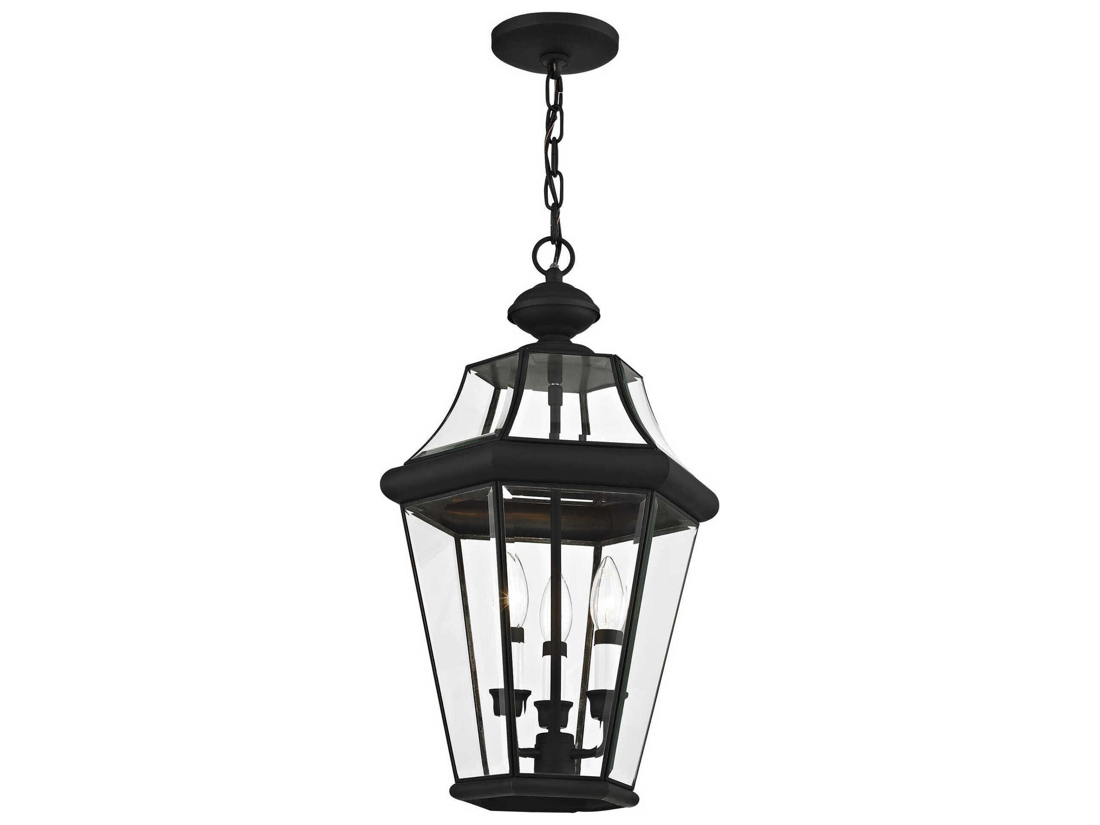 Livex Lighting Georgetown 3 - Light Outdoor Hanging Light