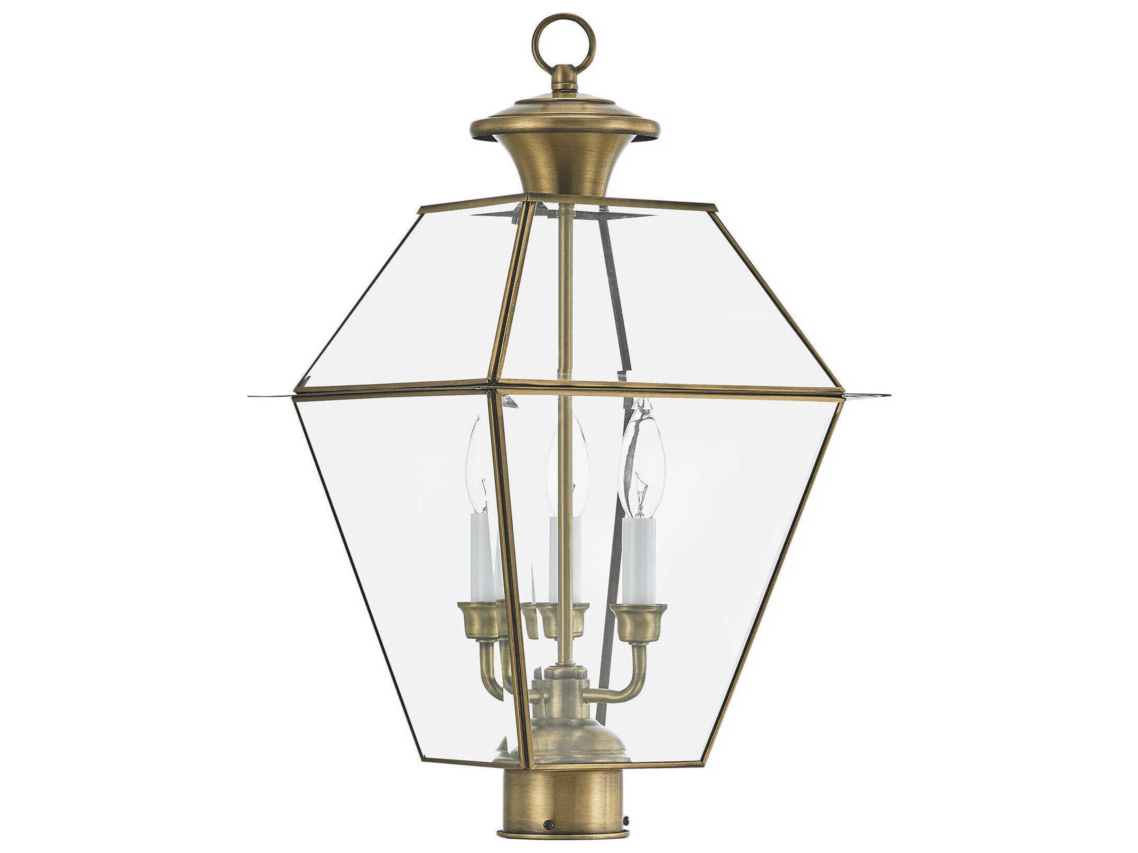 Livex Lighting Westover 3 - Light Outdoor Post Light