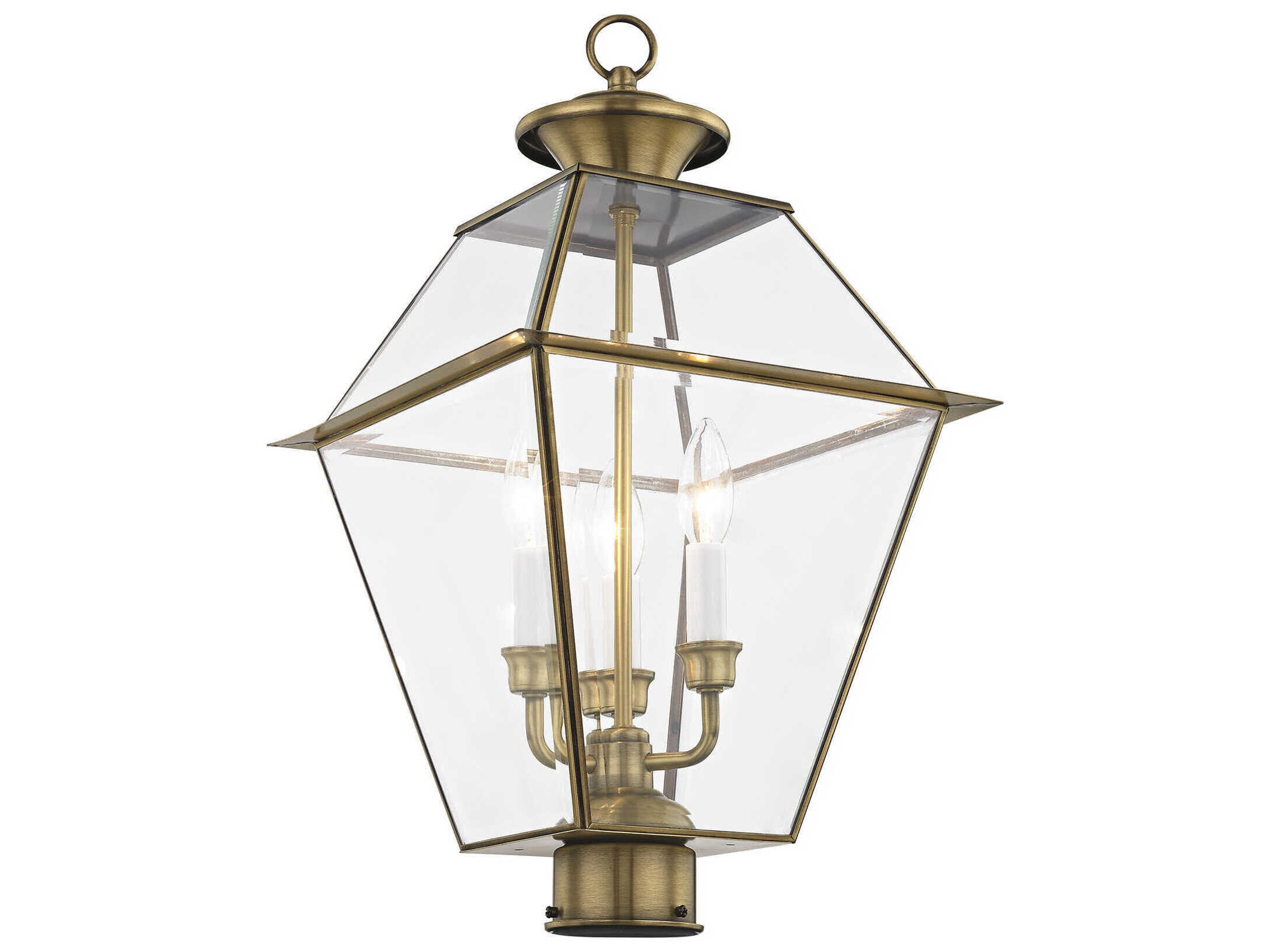 Livex Lighting Westover 3 - Light Outdoor Post Light