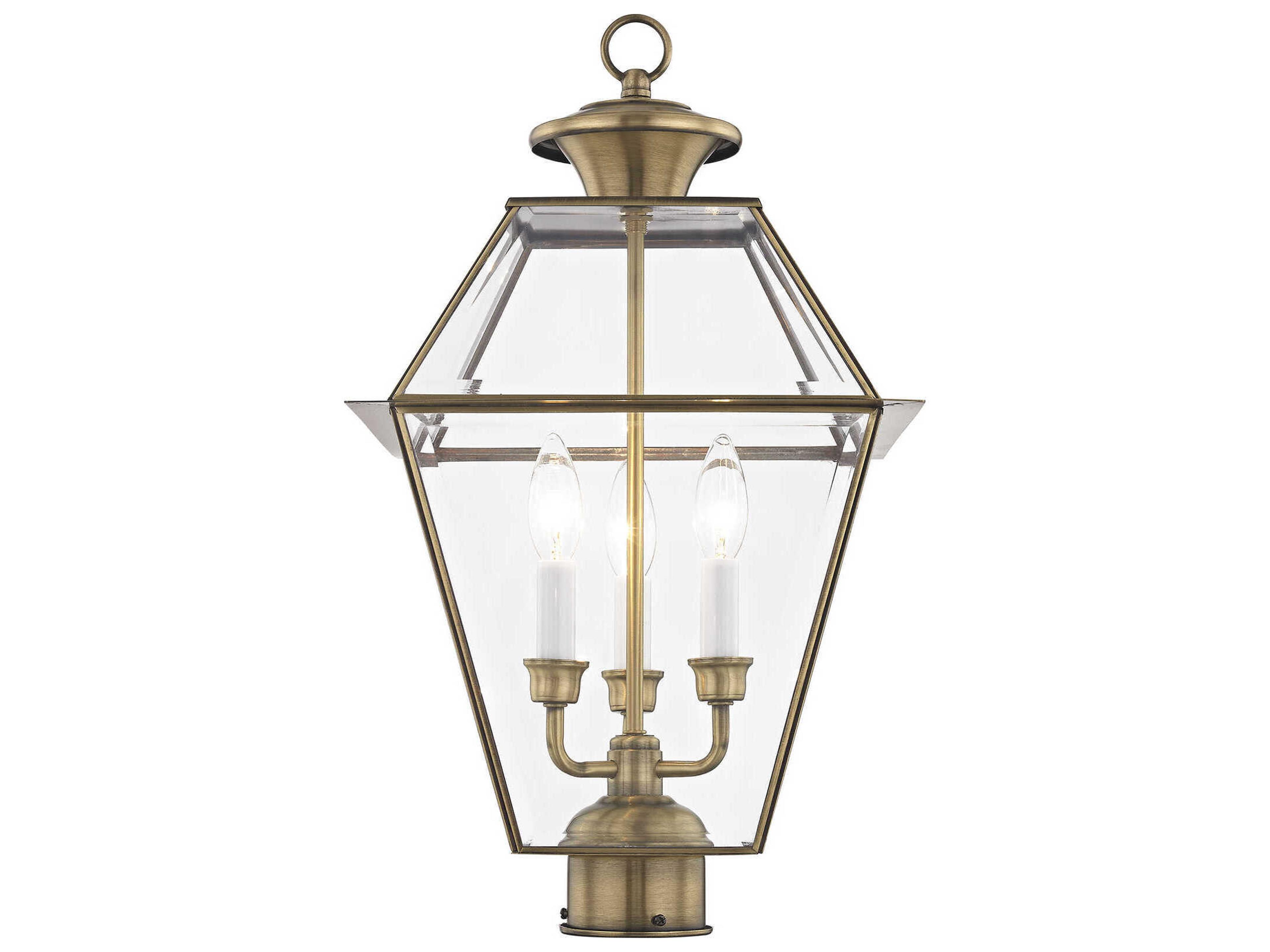 Livex Lighting Westover 3 - Light Outdoor Post Light