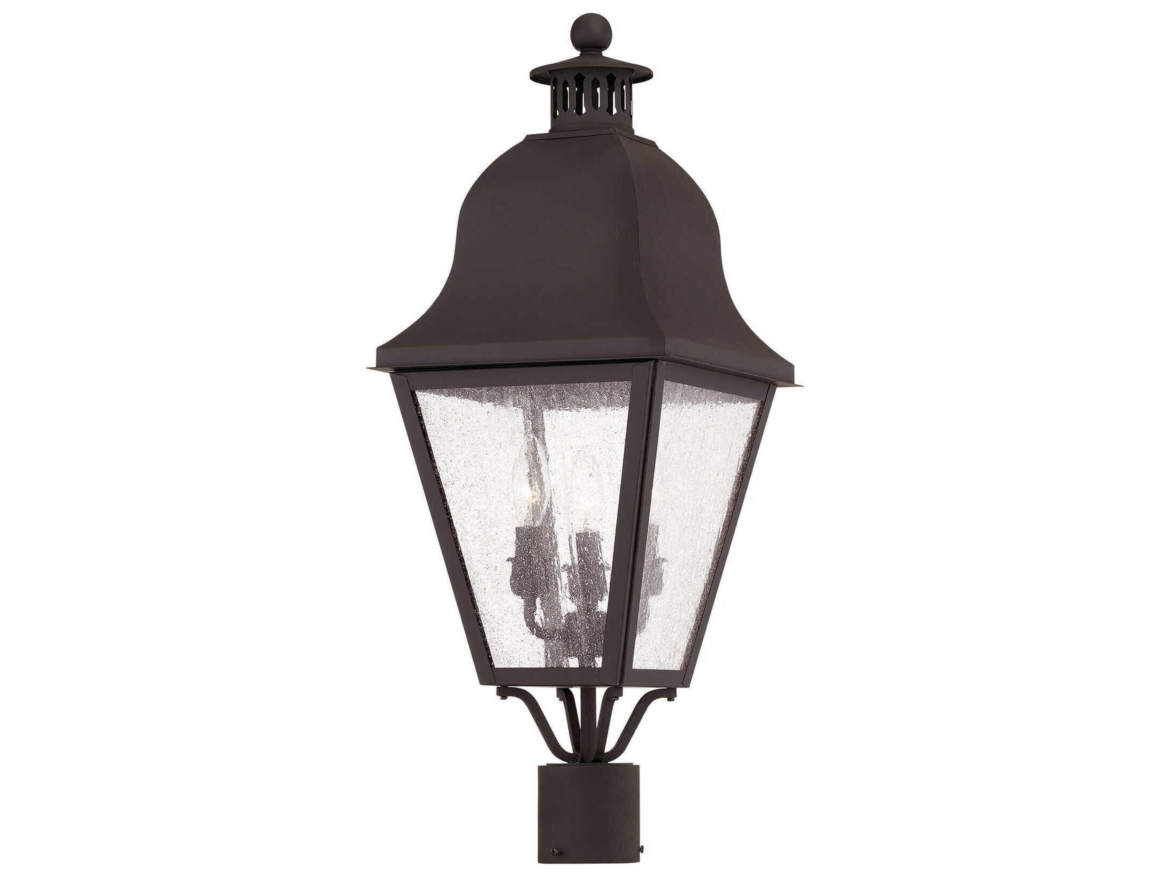 Livex Lighting Amwell 3 - Light Outdoor Post Light